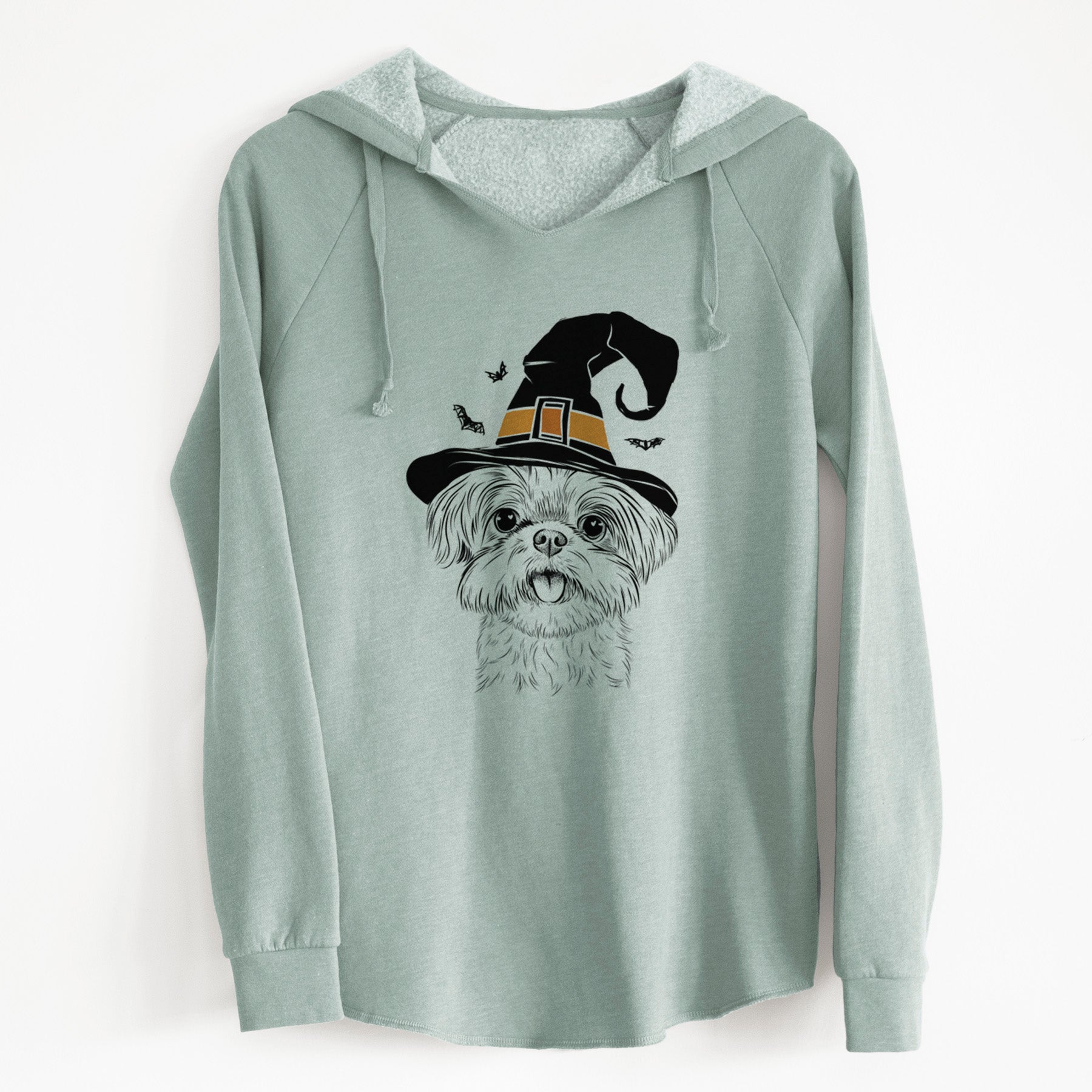 Witch Pebbles the Shorkie - Cali Wave Hooded Sweatshirt