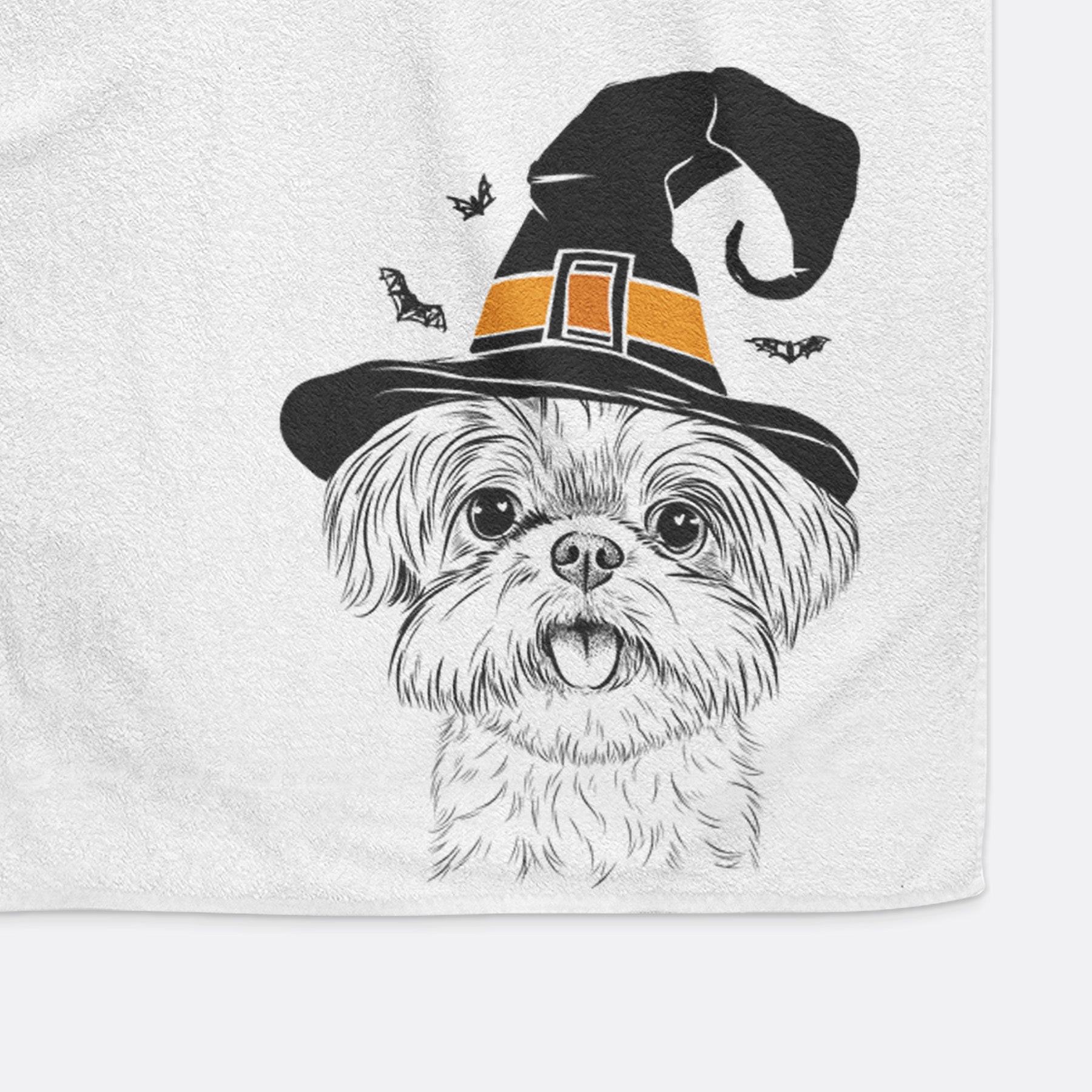 Pebbles the Shorkie Premium Hand Towel