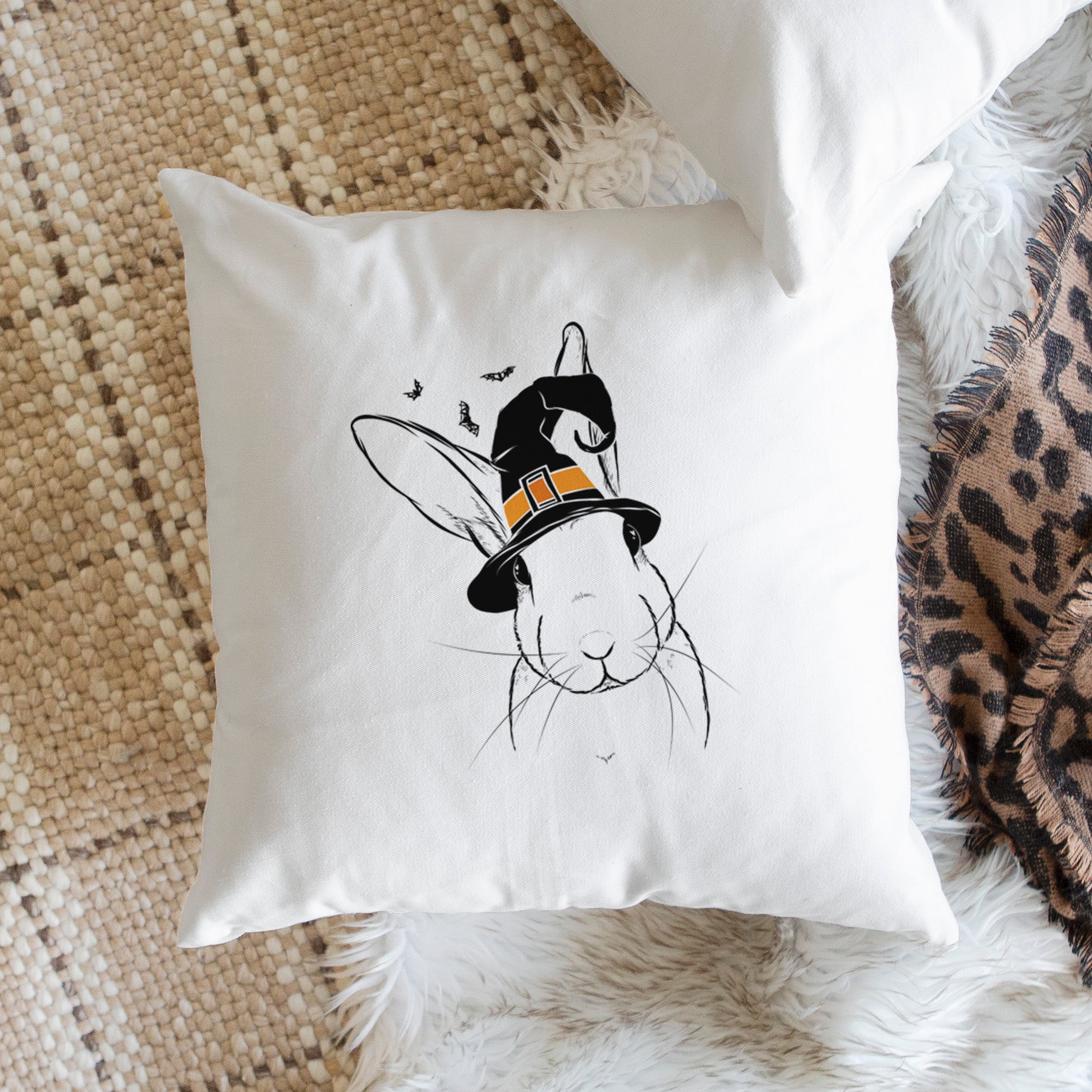 Penny the Belgian Hare - Throw Pillow Cover