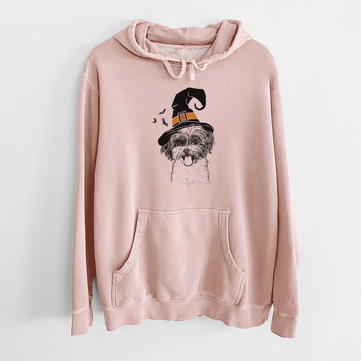 Witch Pepper the Shihpoo - Unisex Pigment Dyed Hoodie