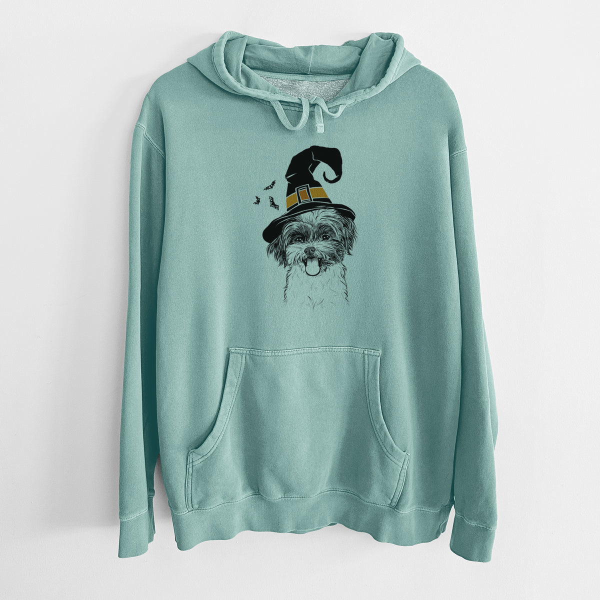 Witch Pepper the Shihpoo - Unisex Pigment Dyed Hoodie