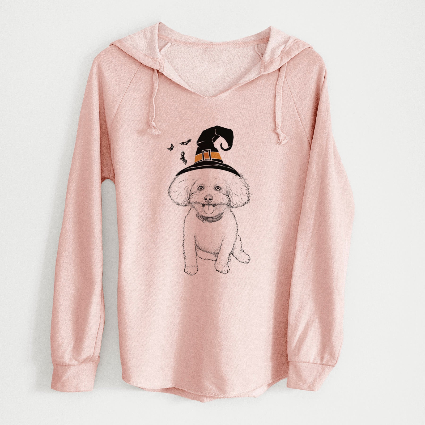 Witch Peyton the Bichon Frise - Cali Wave Hooded Sweatshirt