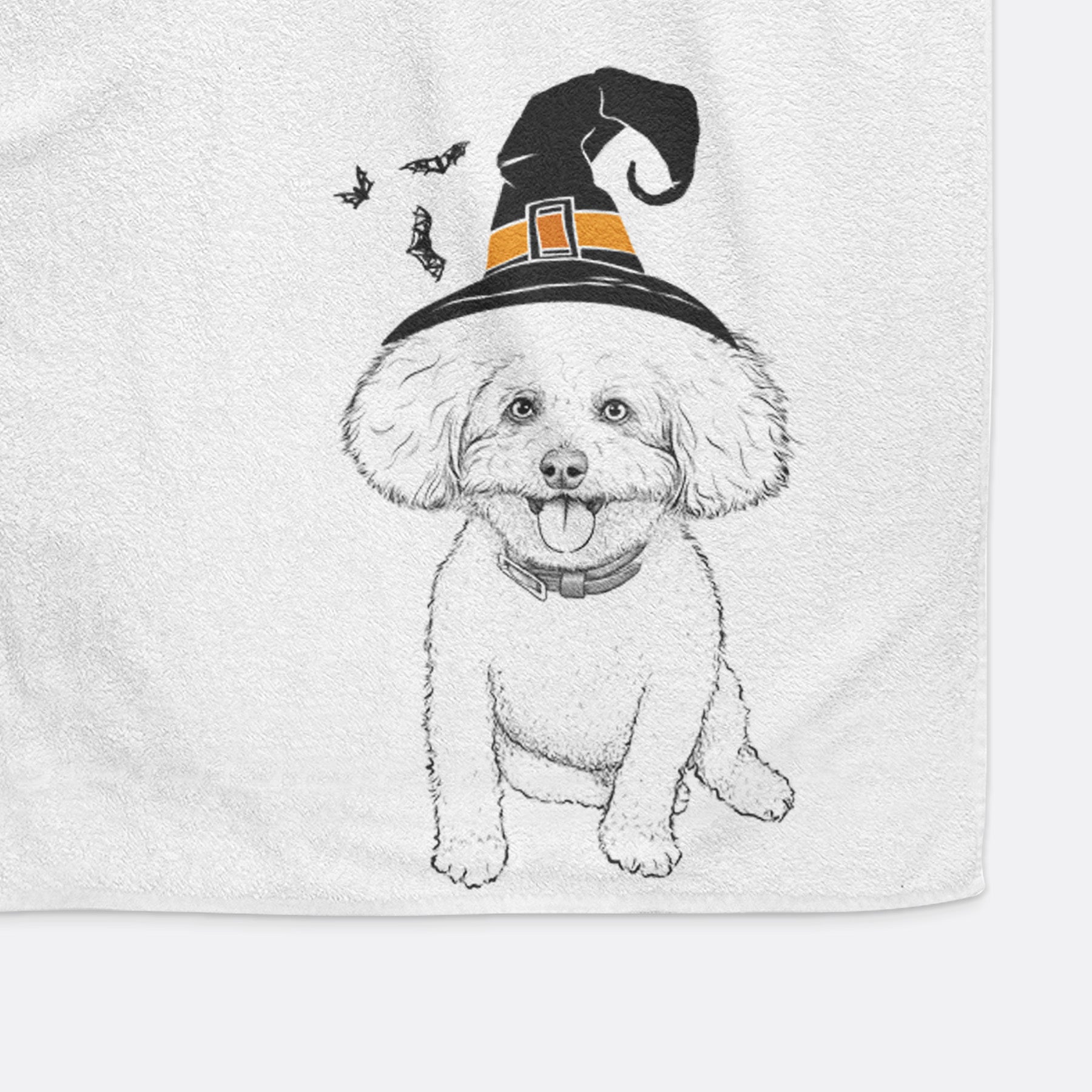 Peyton the Bichon Frise Premium Hand Towel