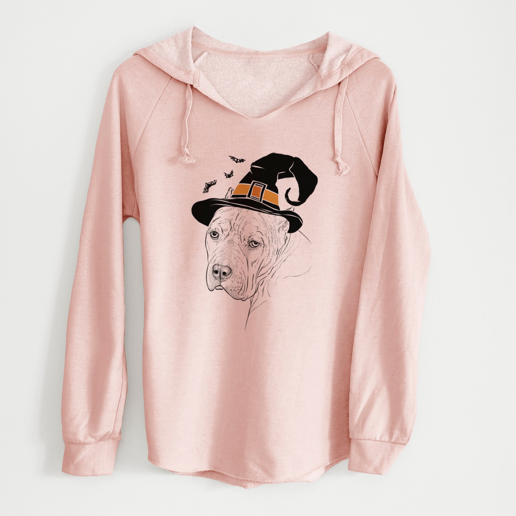 Witch Precious the Staffordshire Terrier - Cali Wave Hooded Sweatshirt