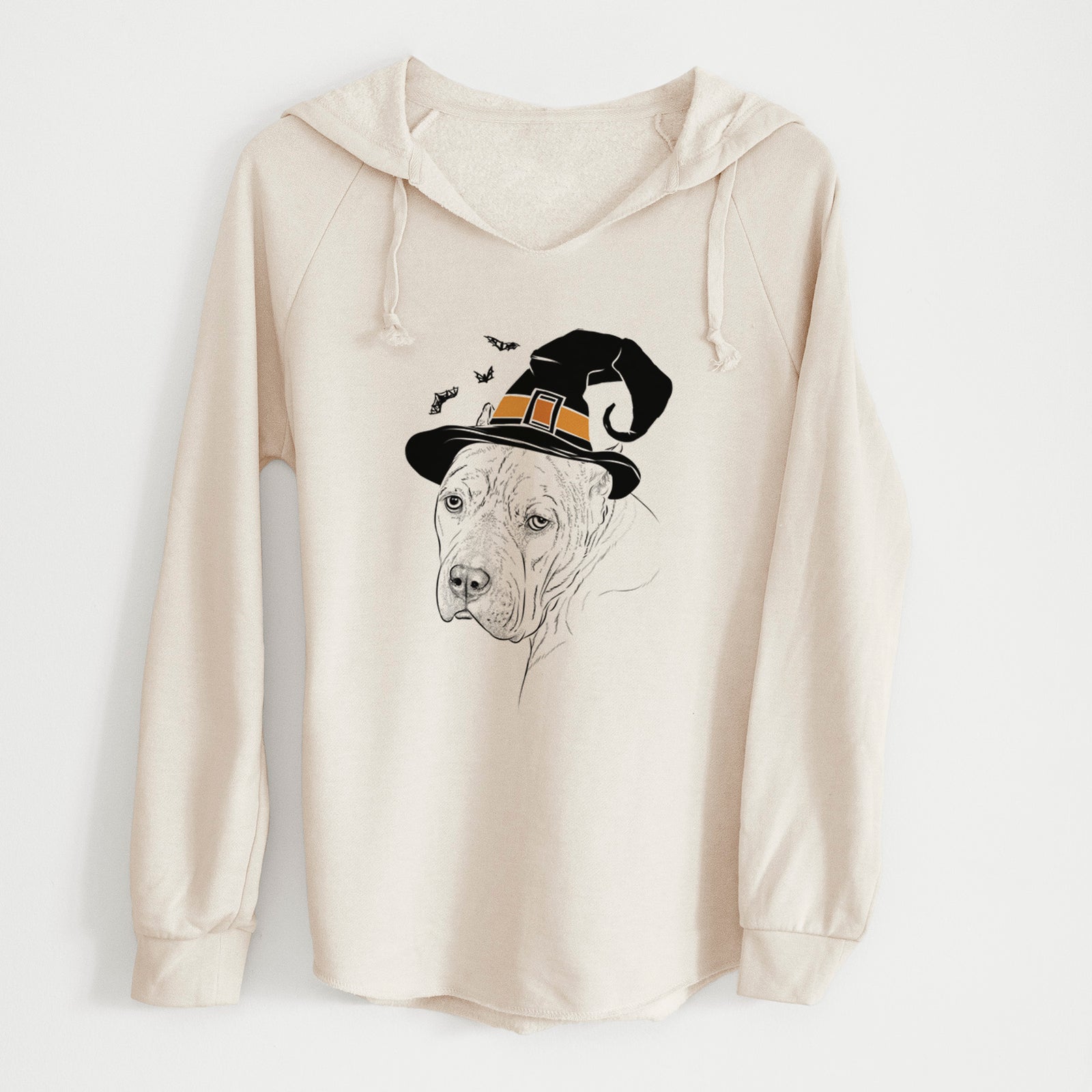 Witch Precious the Staffordshire Terrier - Cali Wave Hooded Sweatshirt