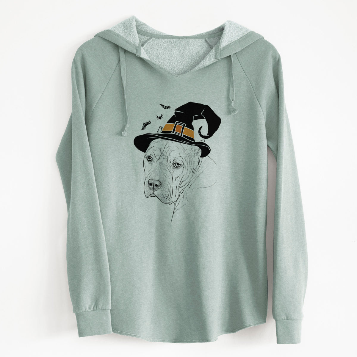 Witch Precious the Staffordshire Terrier - Cali Wave Hooded Sweatshirt