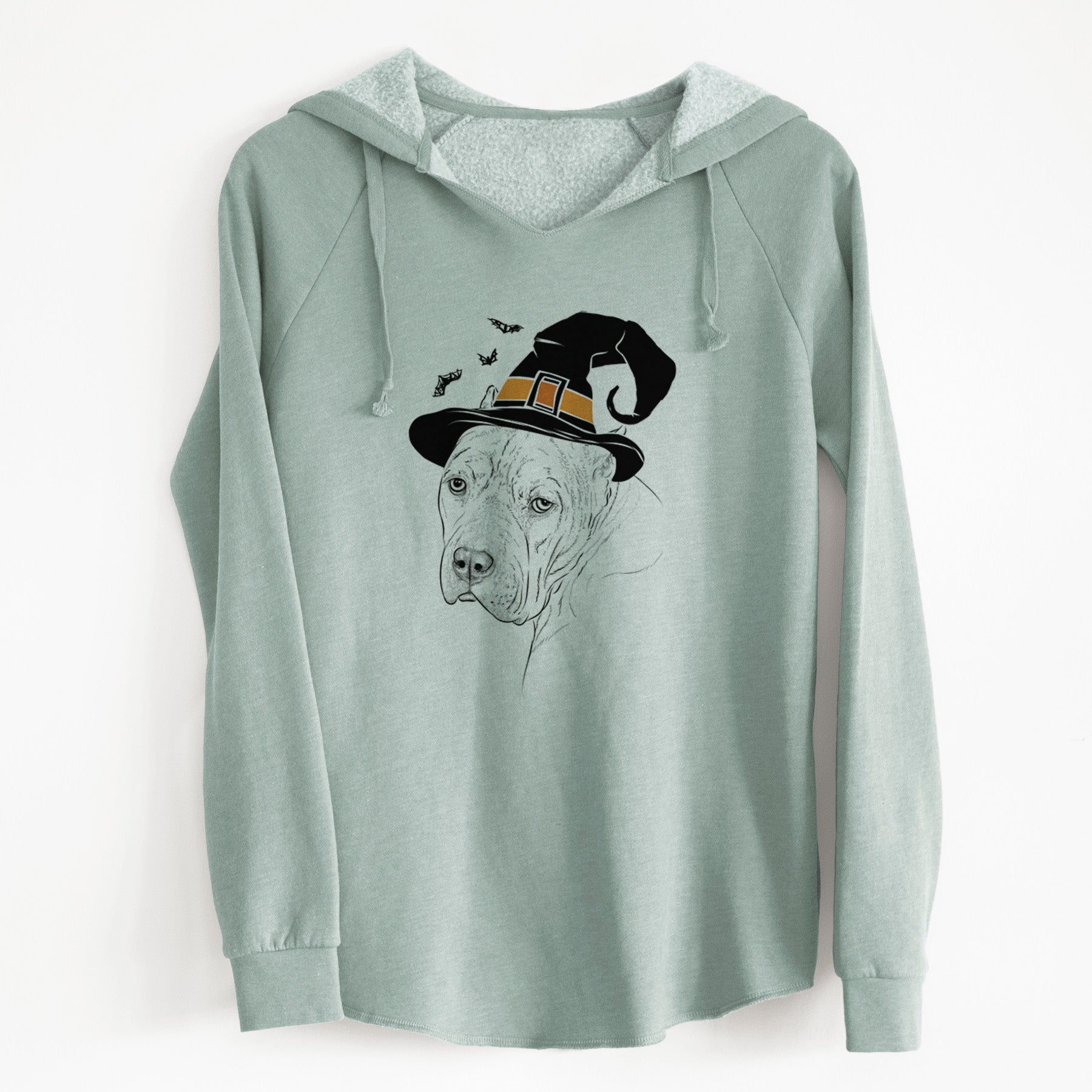 Witch Precious the Staffordshire Terrier - Cali Wave Hooded Sweatshirt