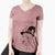 Witch Precious the Staffordshire Terrier - Women's Perfect V-neck Shirt