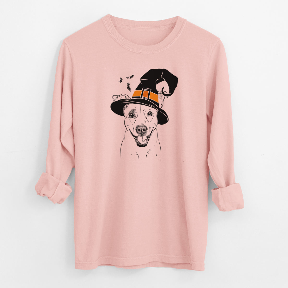 Witch Ralphie the Mixed Breed - Men's Heavyweight 100% Cotton Long Sleeve
