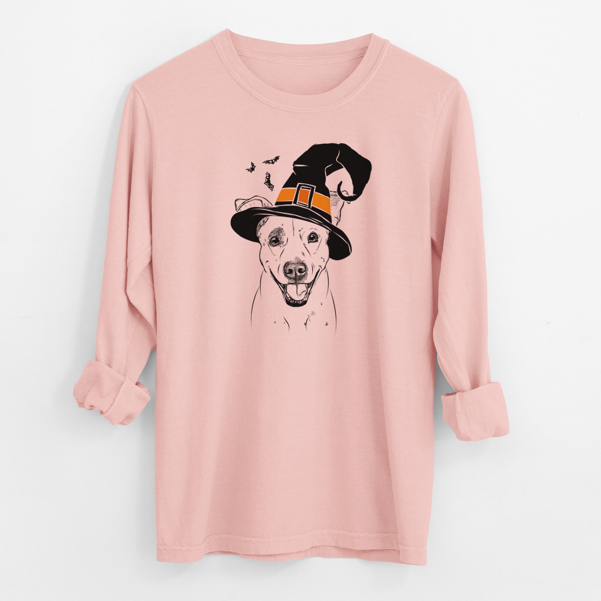 Witch Ralphie the Mixed Breed - Men's Heavyweight 100% Cotton Long Sleeve