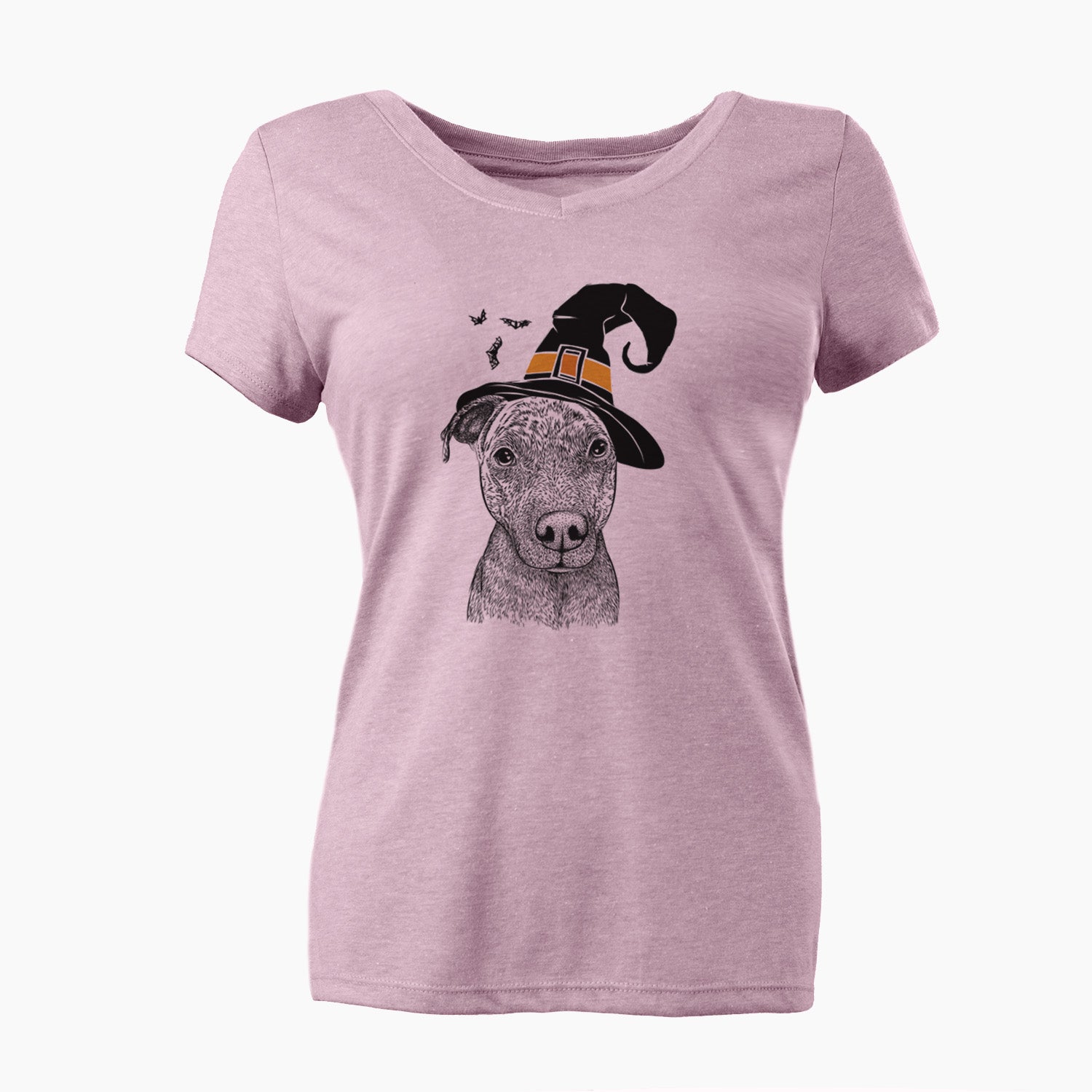 Witch Reeses the Pitbull - Women's Perfect V-neck Shirt