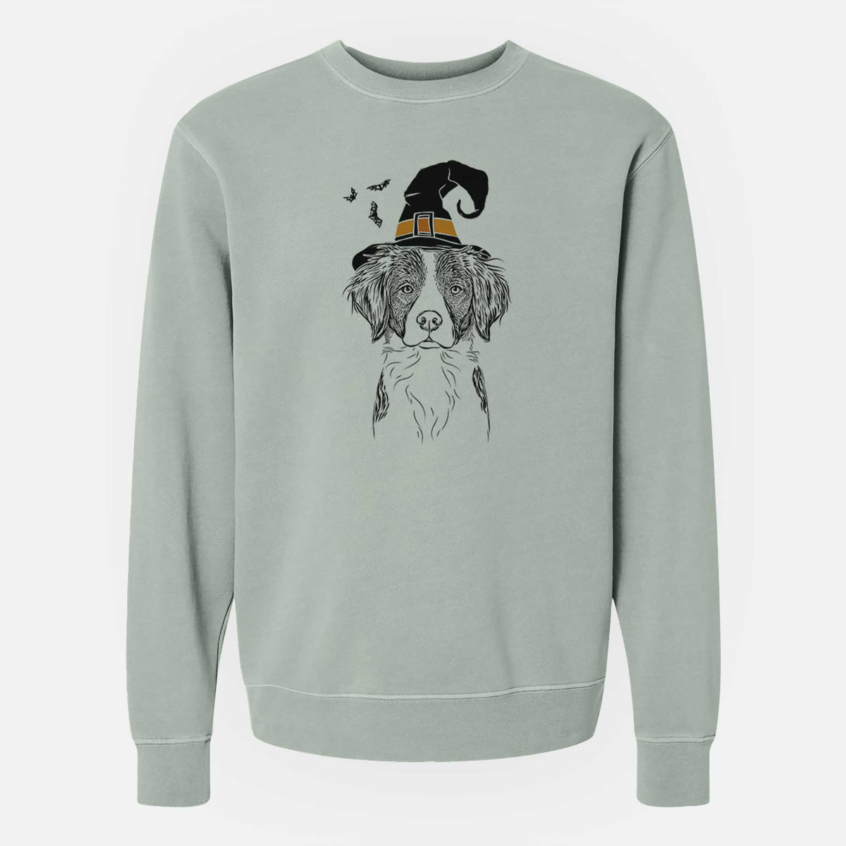 Witch Remi the Brittany - Unisex Pigment Dyed Crew Sweatshirt