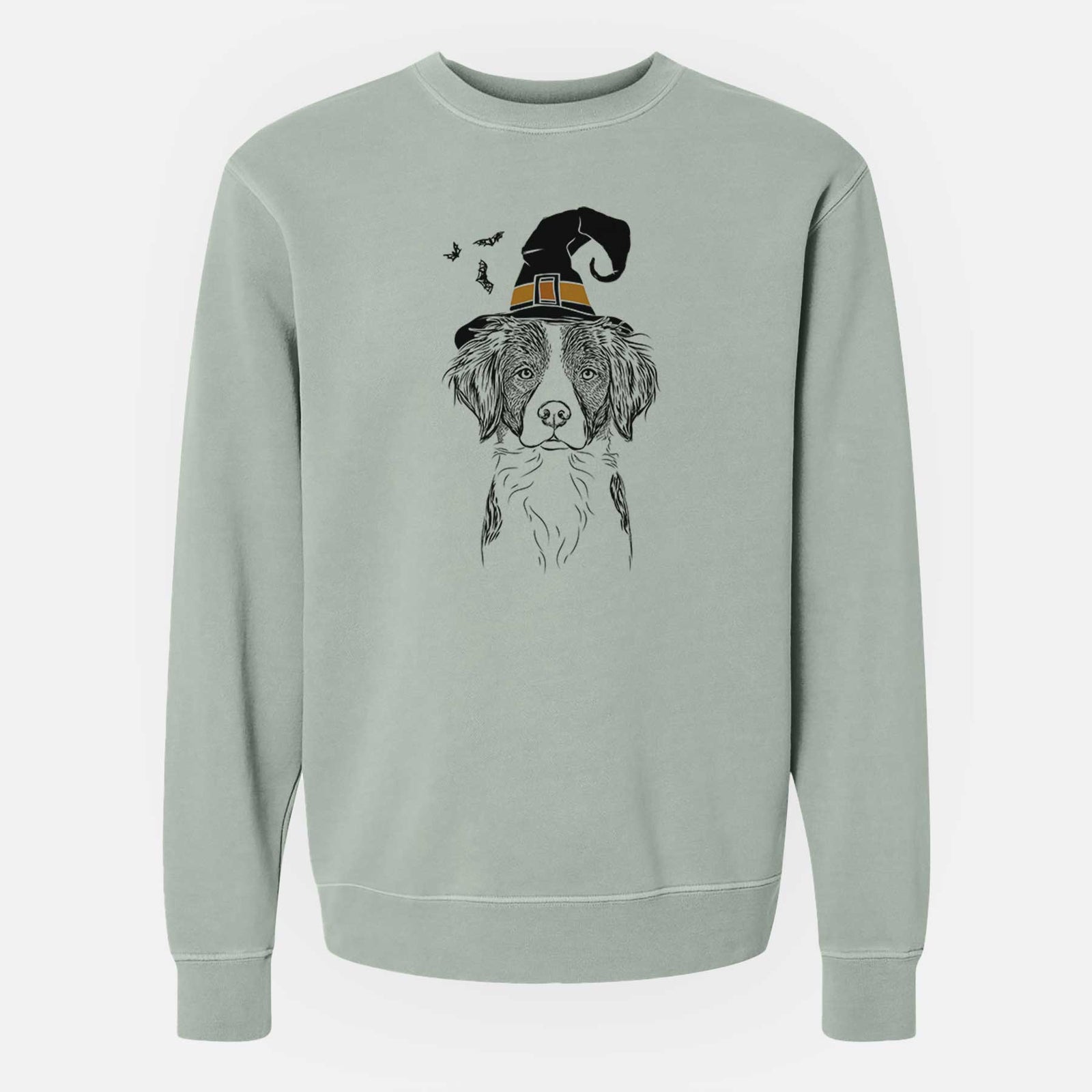 Witch Remi the Brittany - Unisex Pigment Dyed Crew Sweatshirt