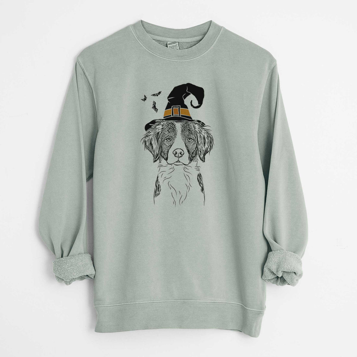 Witch Remi the Brittany - Unisex Pigment Dyed Crew Sweatshirt