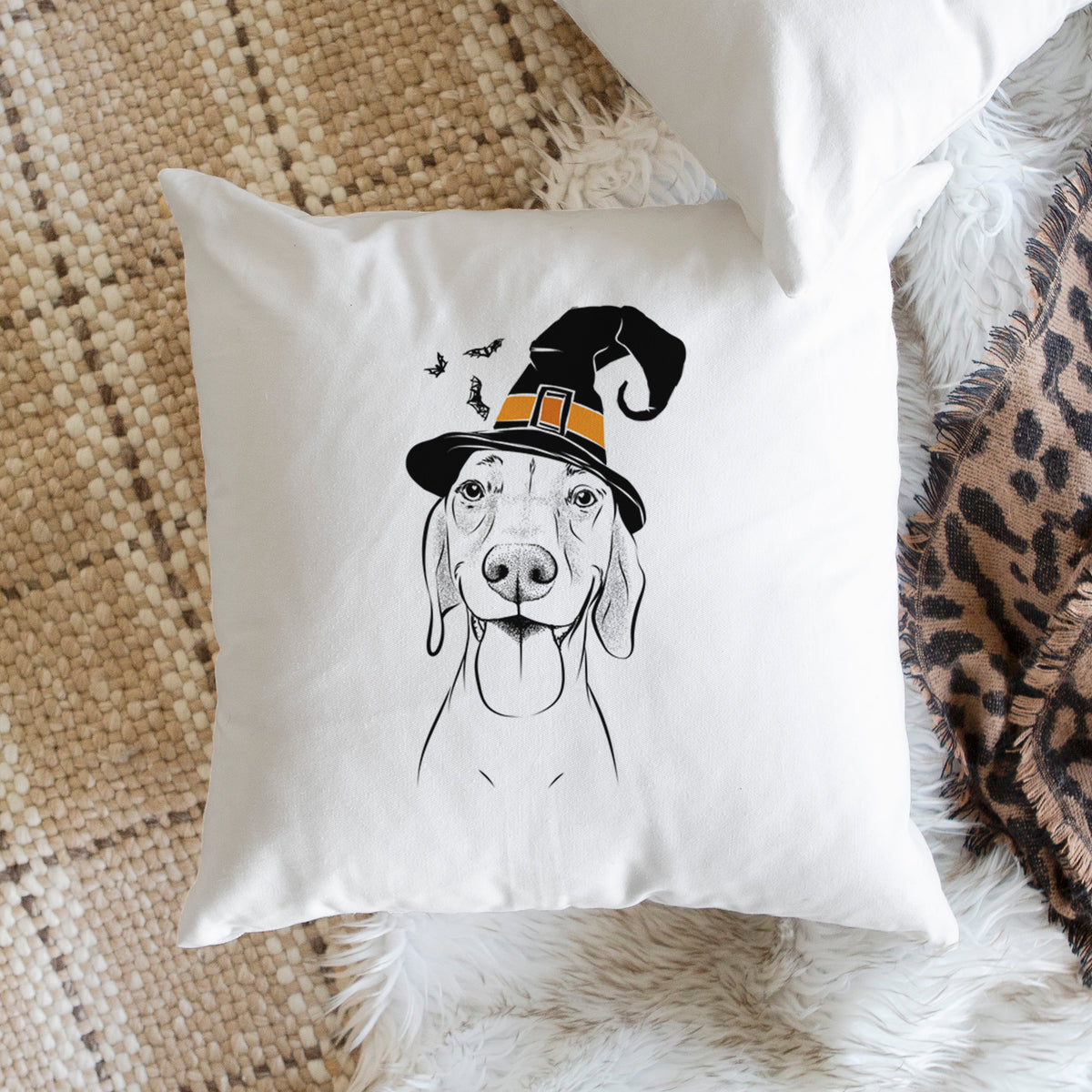 Remington the Vizsla - Throw Pillow Cover