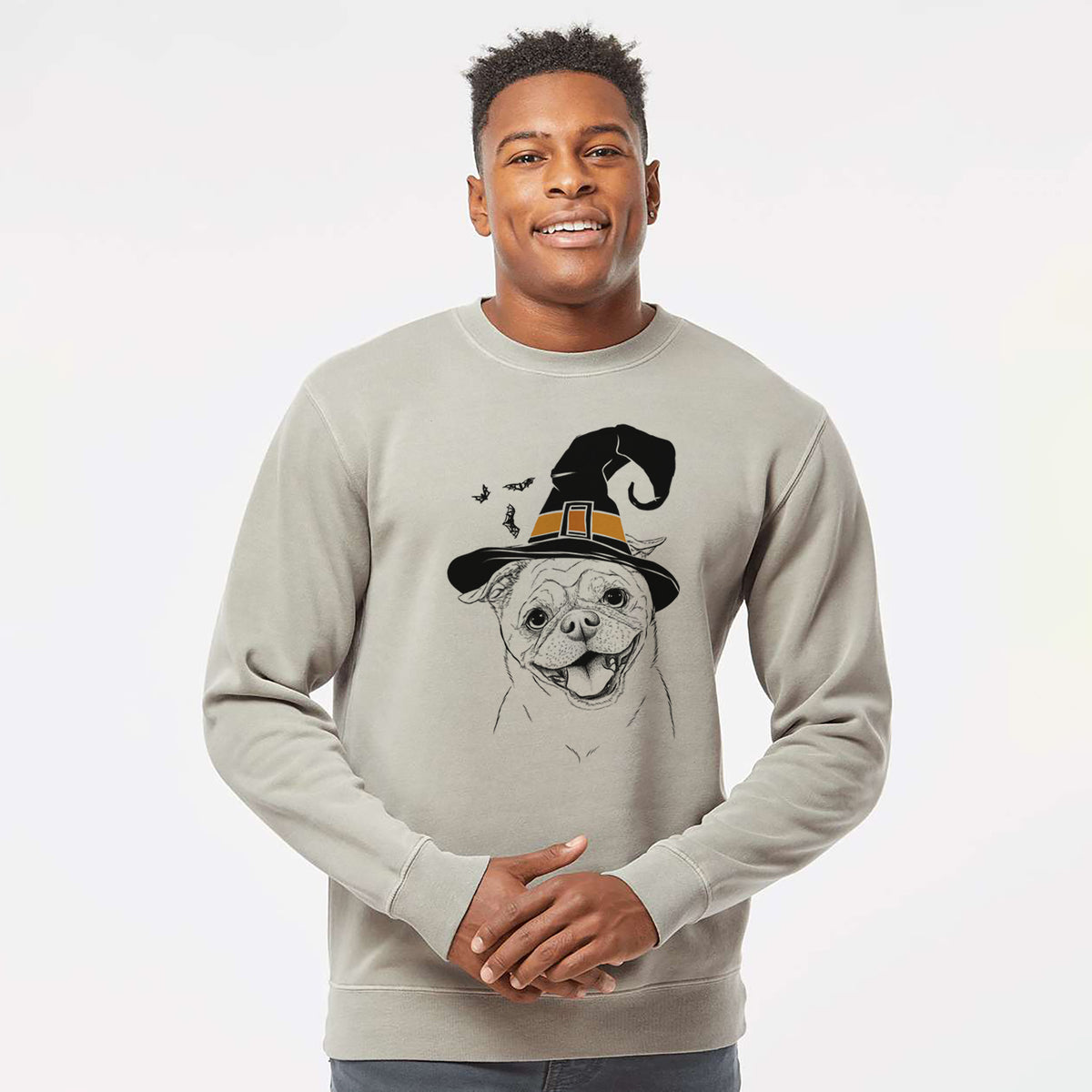 Witch Riley the Chug - Unisex Pigment Dyed Crew Sweatshirt