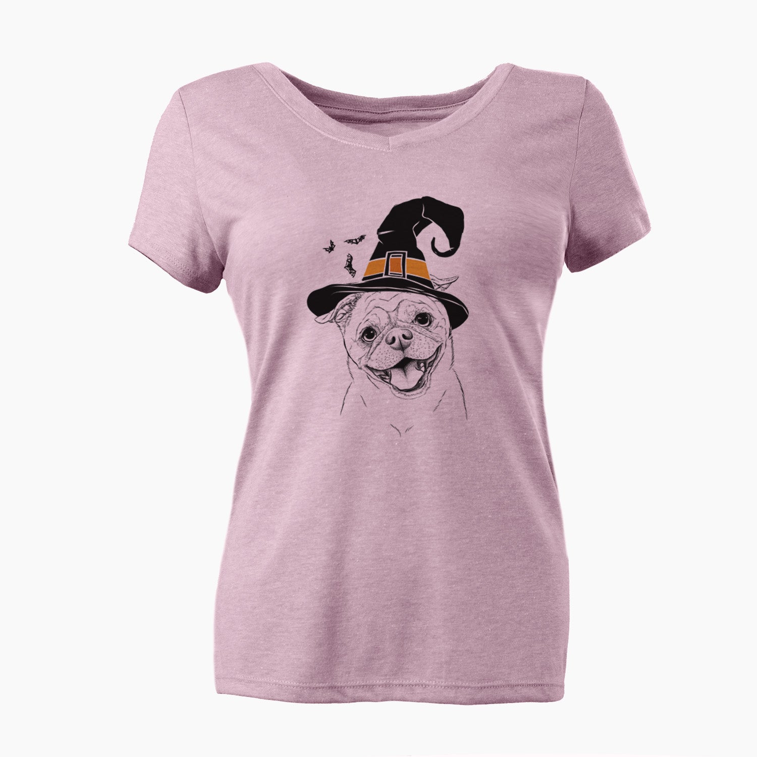 Witch Riley the Chug - Women's Perfect V-neck Shirt