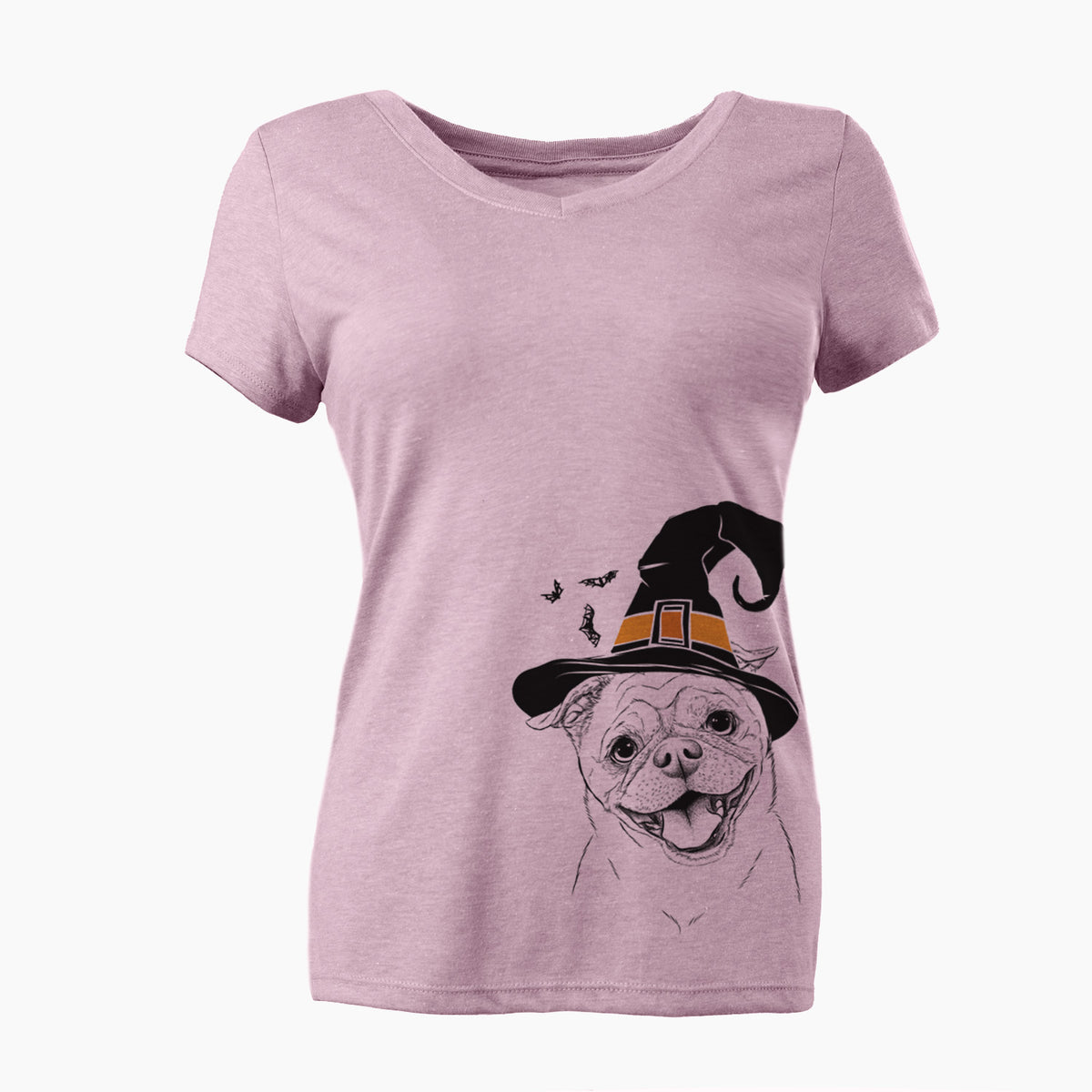 Witch Riley the Chug - Women's Perfect V-neck Shirt