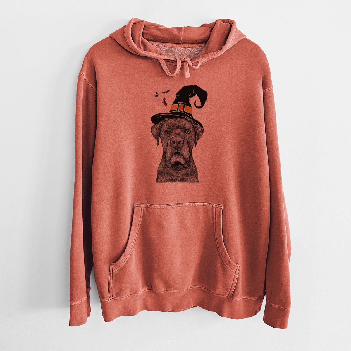 Witch Rocco the Cane Corso - Unisex Pigment Dyed Hoodie