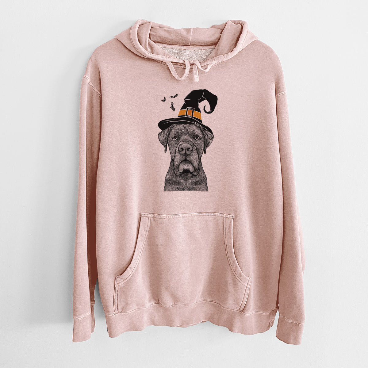 Witch Rocco the Cane Corso - Unisex Pigment Dyed Hoodie