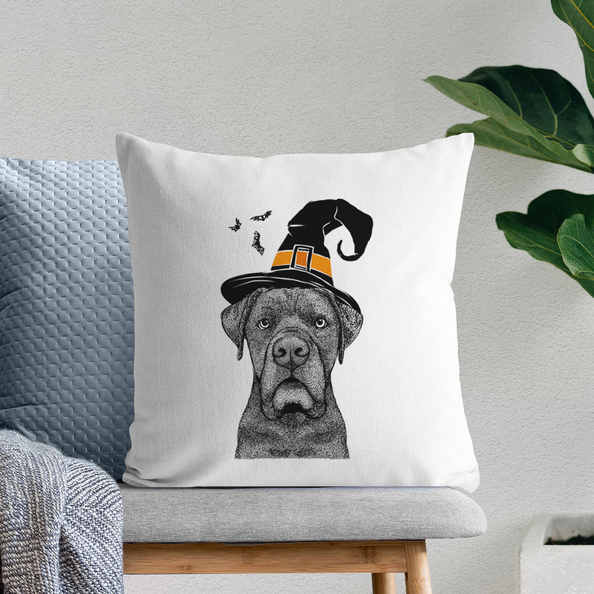 Rocco the Cane Corso - Throw Pillow Cover