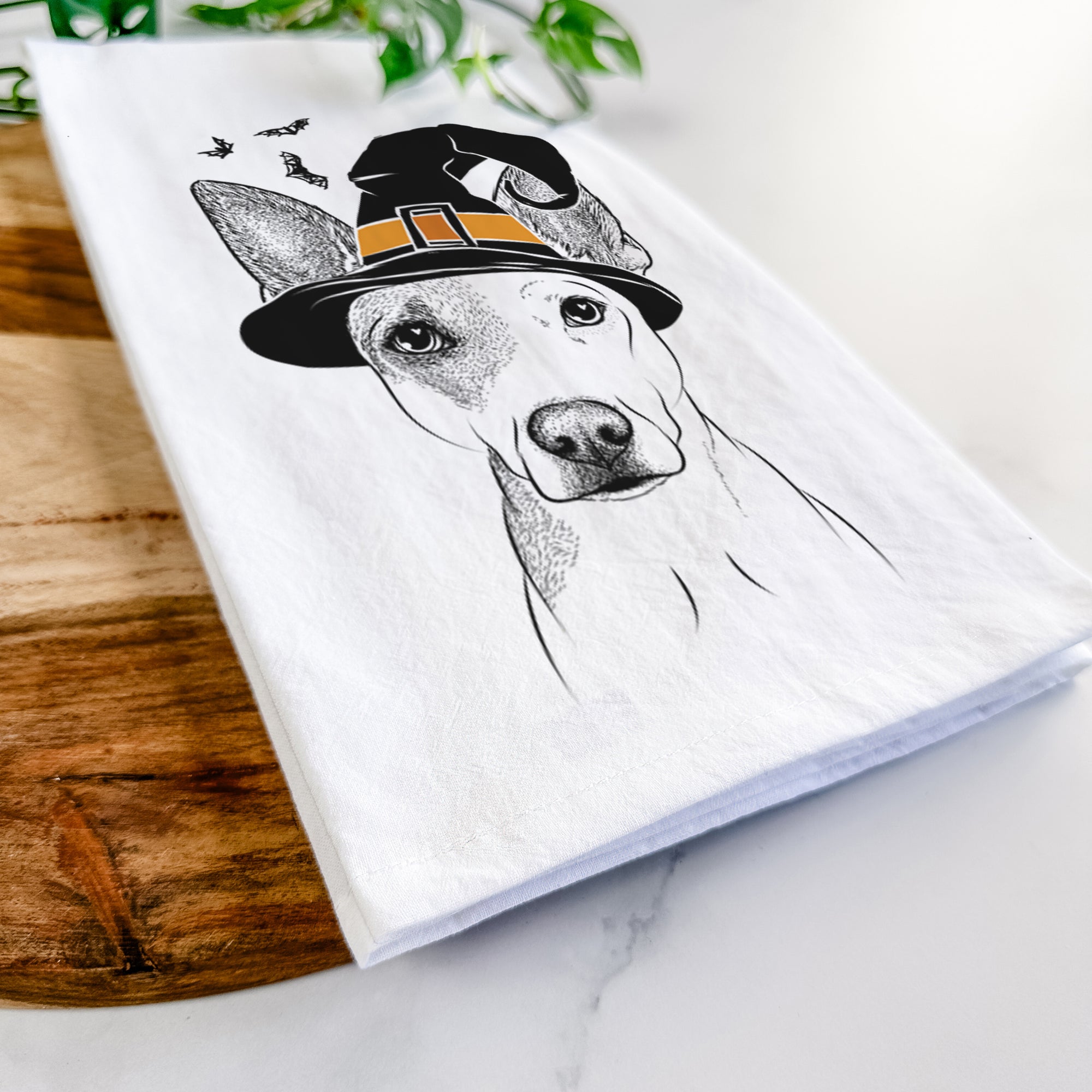 Roo the Mixed Breed Tea Towel