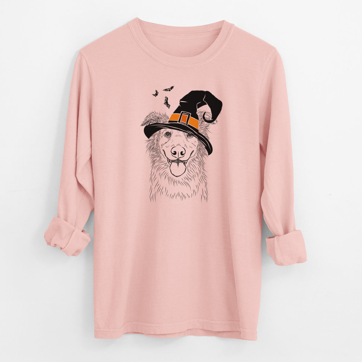 Witch Ruxtin the Mixed Breed - Men's Heavyweight 100% Cotton Long Sleeve