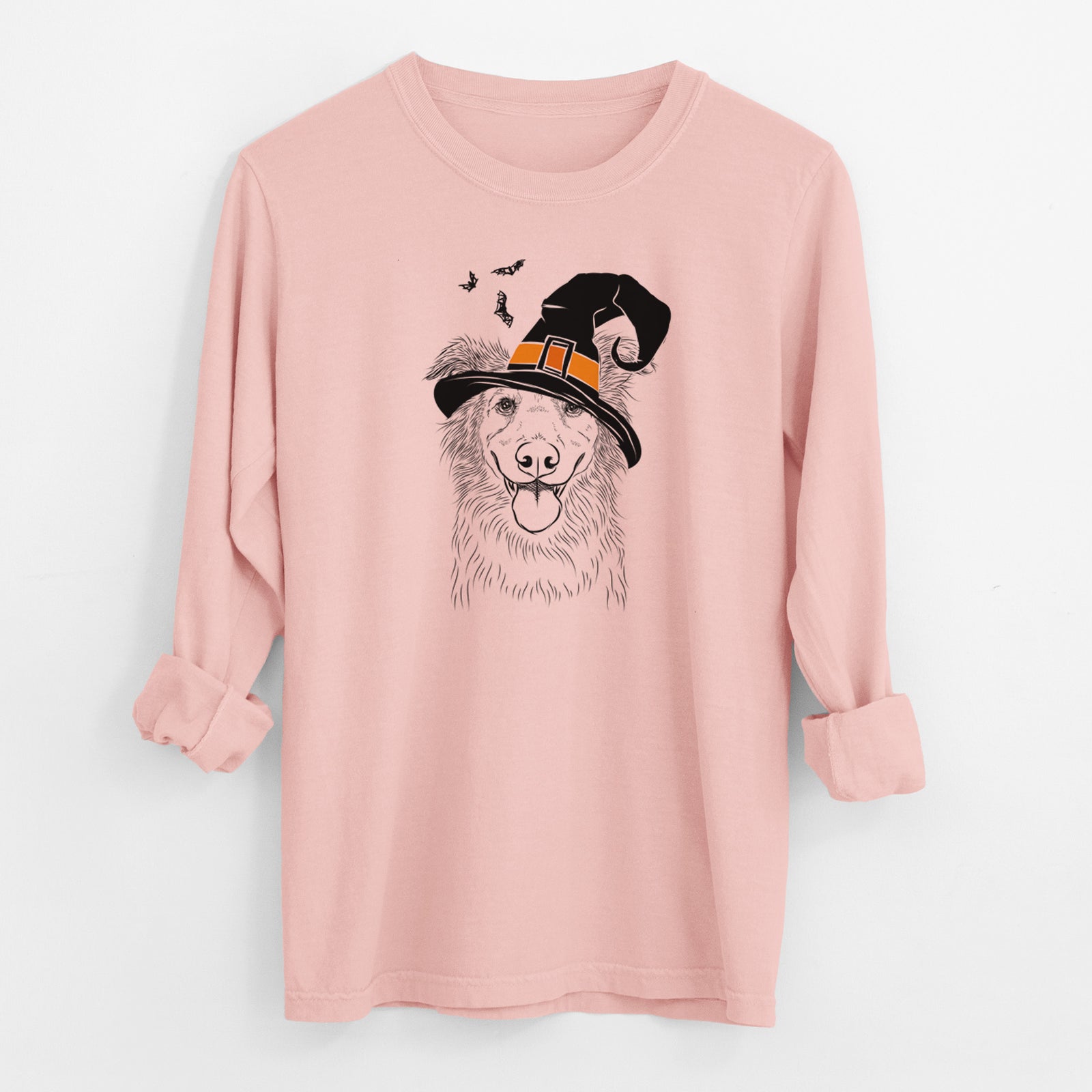 Witch Ruxtin the Mixed Breed - Men's Heavyweight 100% Cotton Long Sleeve