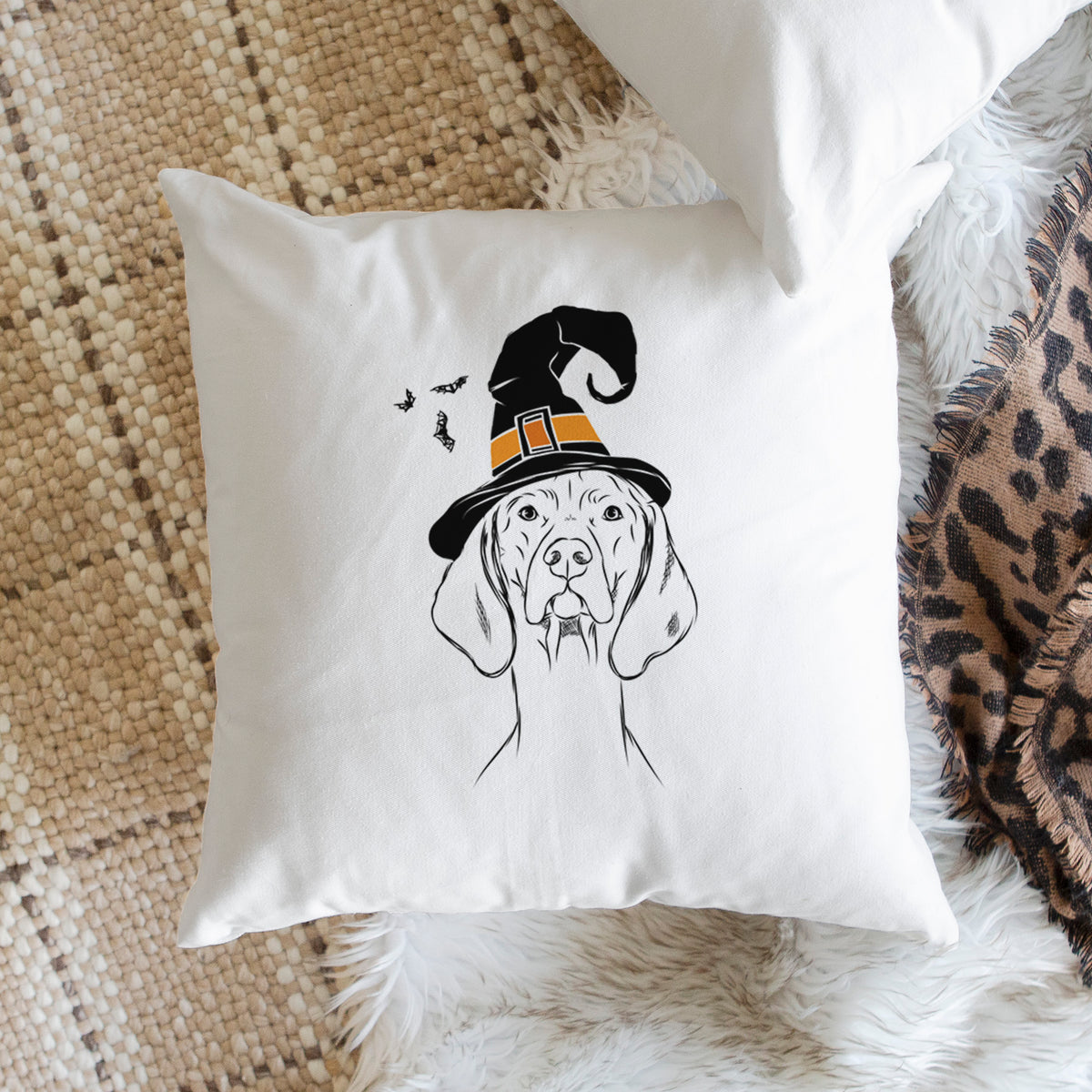 Sawyer the Vizsla - Throw Pillow Cover