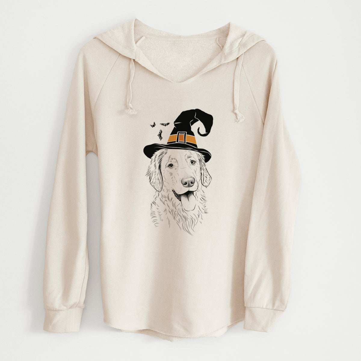 Witch Semba the Golden Retriever - Cali Wave Hooded Sweatshirt