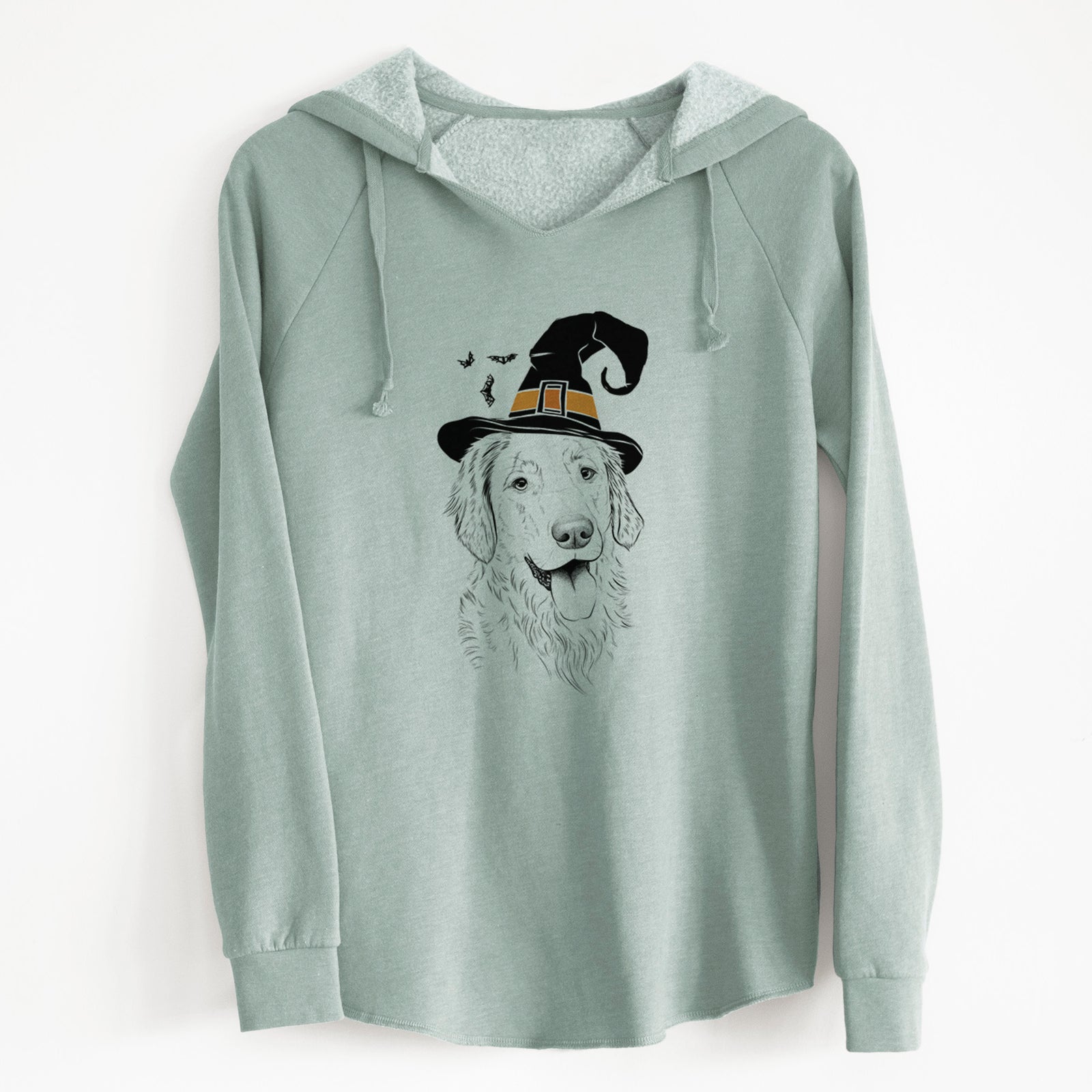 Witch Semba the Golden Retriever - Cali Wave Hooded Sweatshirt