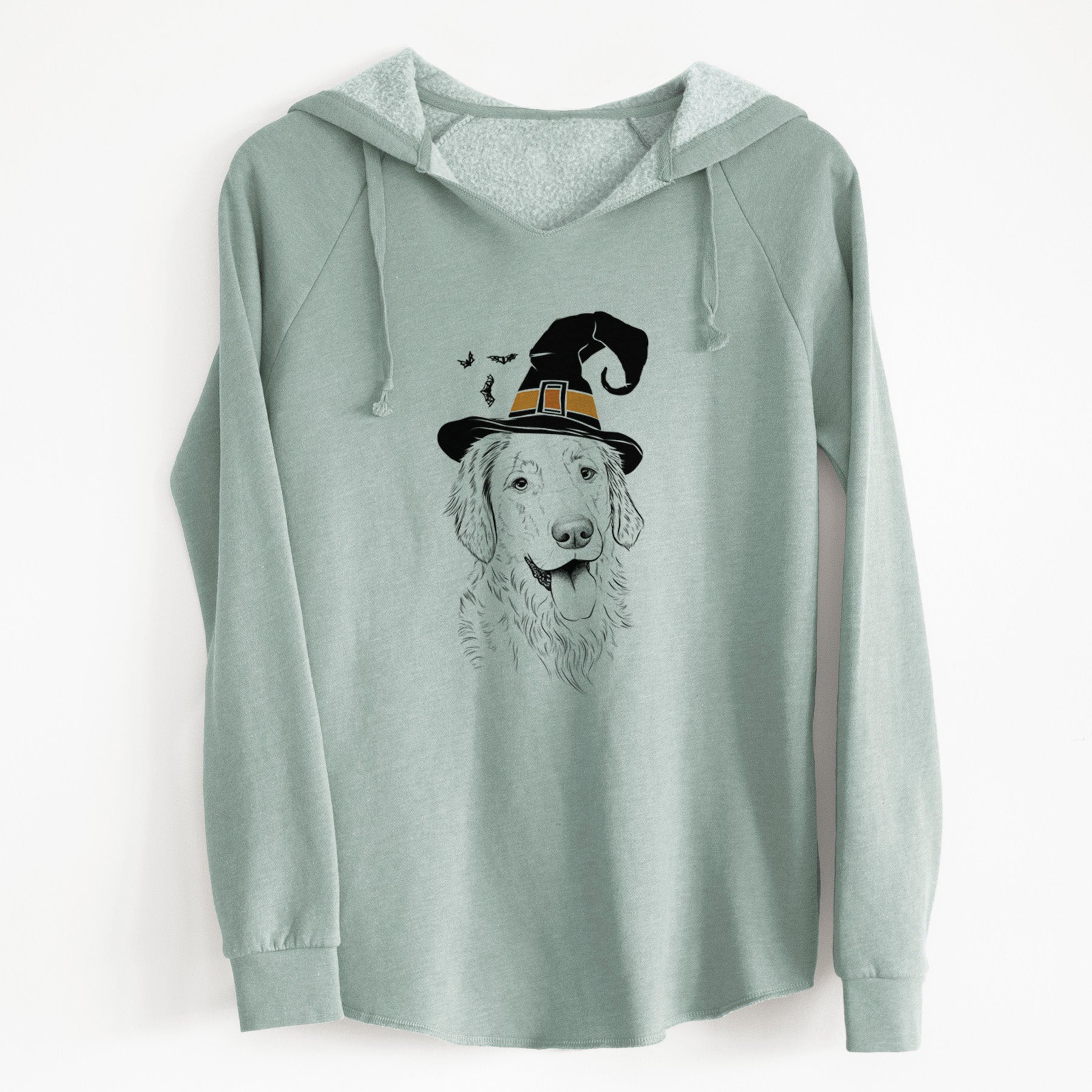 Witch Semba the Golden Retriever - Cali Wave Hooded Sweatshirt
