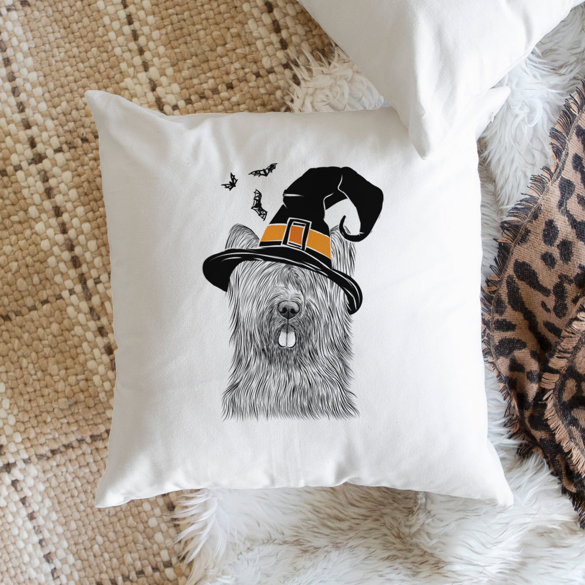 Shay the Briard - Throw Pillow Cover