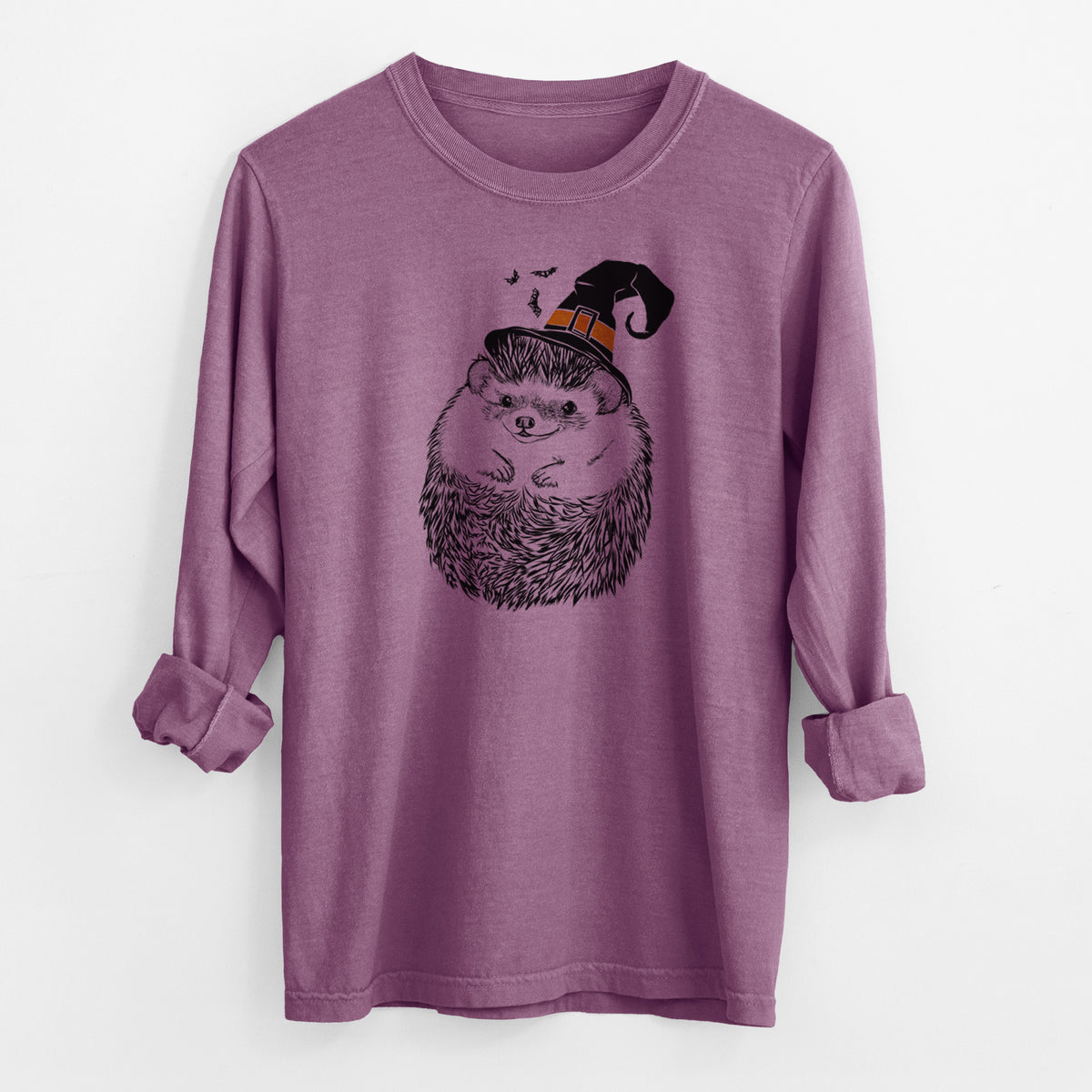 Witch Sid the Hedgehog - Men's Heavyweight 100% Cotton Long Sleeve