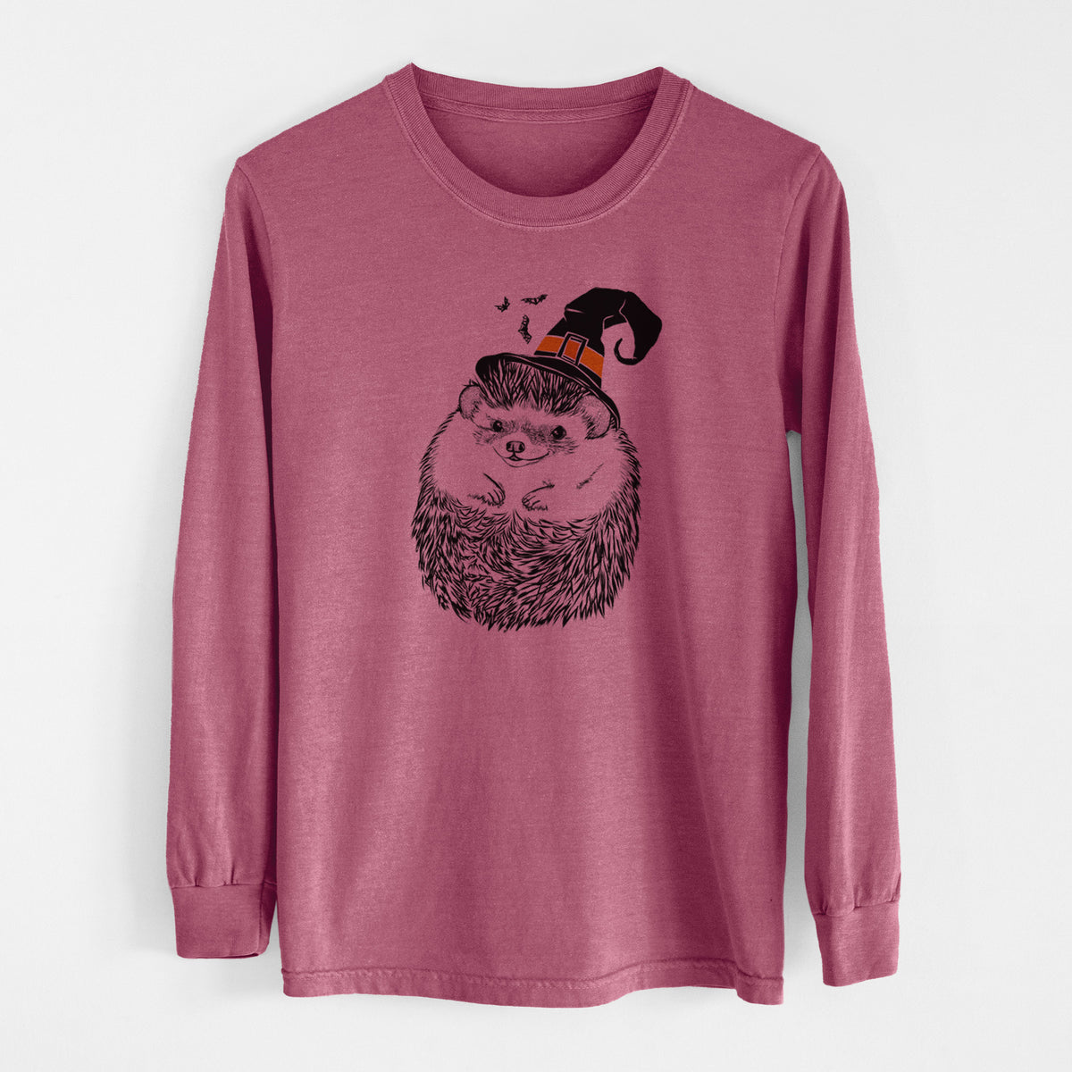 Witch Sid the Hedgehog - Men's Heavyweight 100% Cotton Long Sleeve