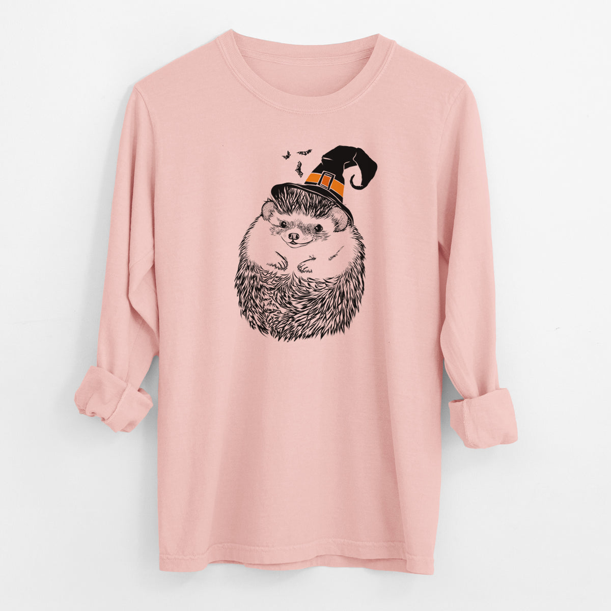 Witch Sid the Hedgehog - Men's Heavyweight 100% Cotton Long Sleeve
