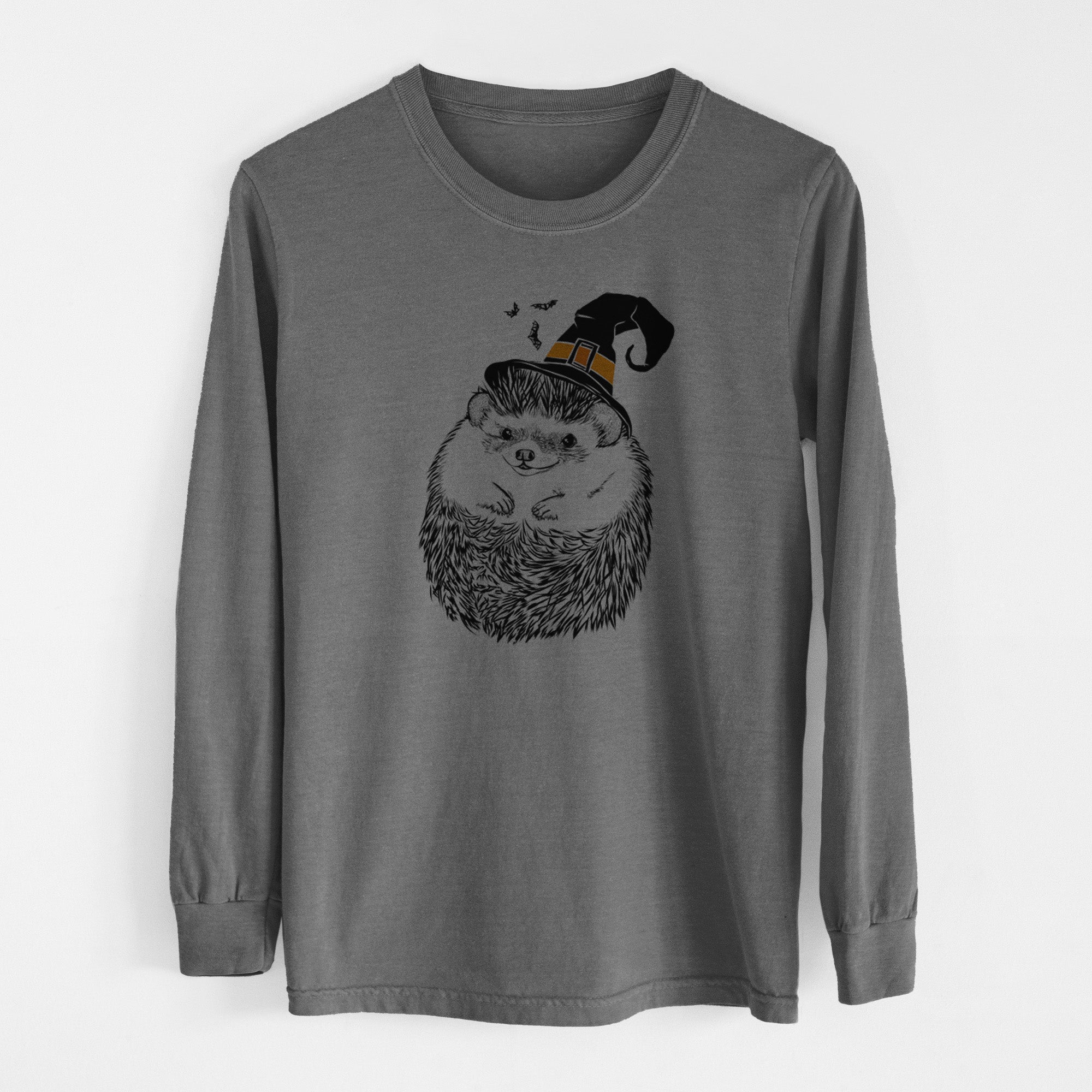 Witch Sid the Hedgehog - Men's Heavyweight 100% Cotton Long Sleeve