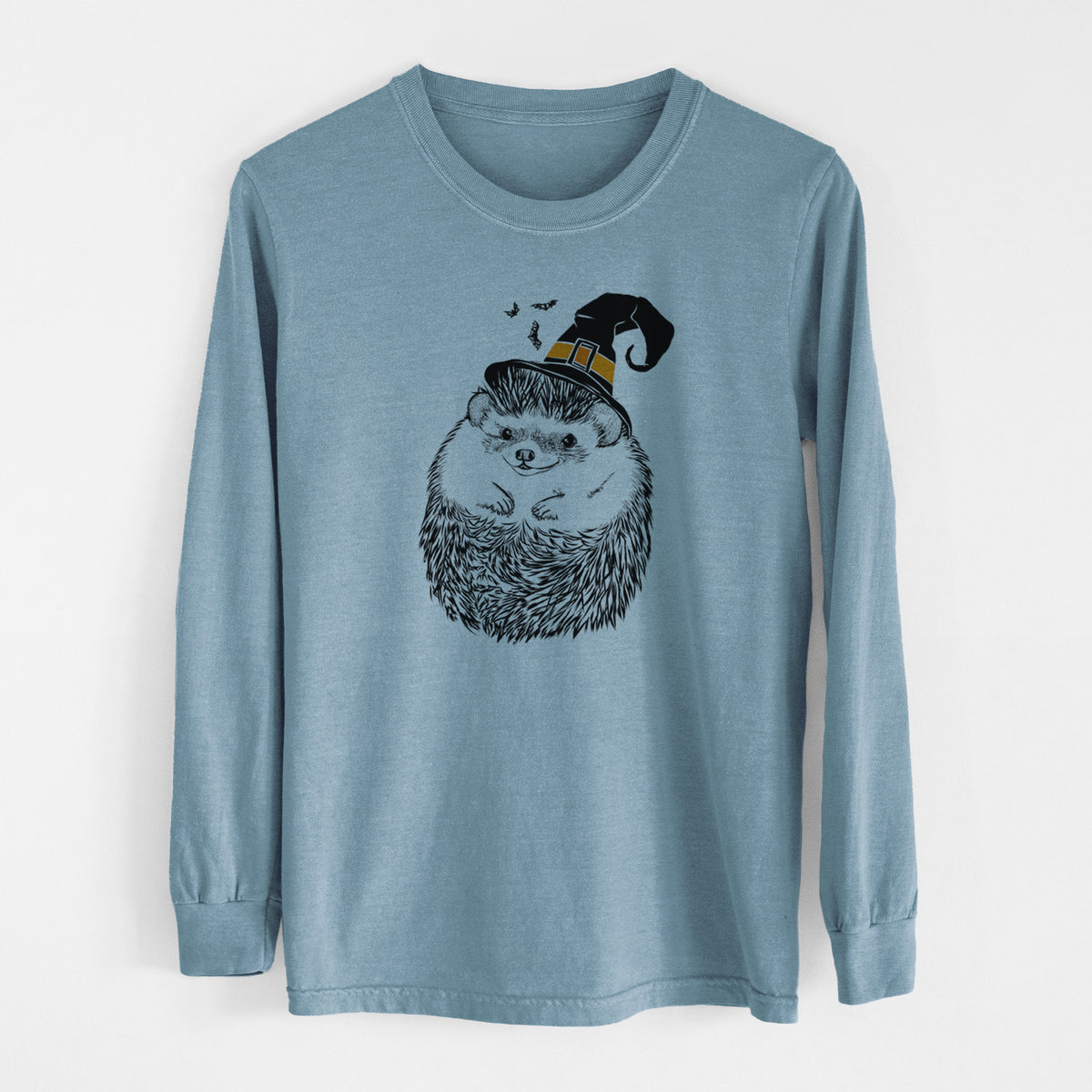 Witch Sid the Hedgehog - Men's Heavyweight 100% Cotton Long Sleeve