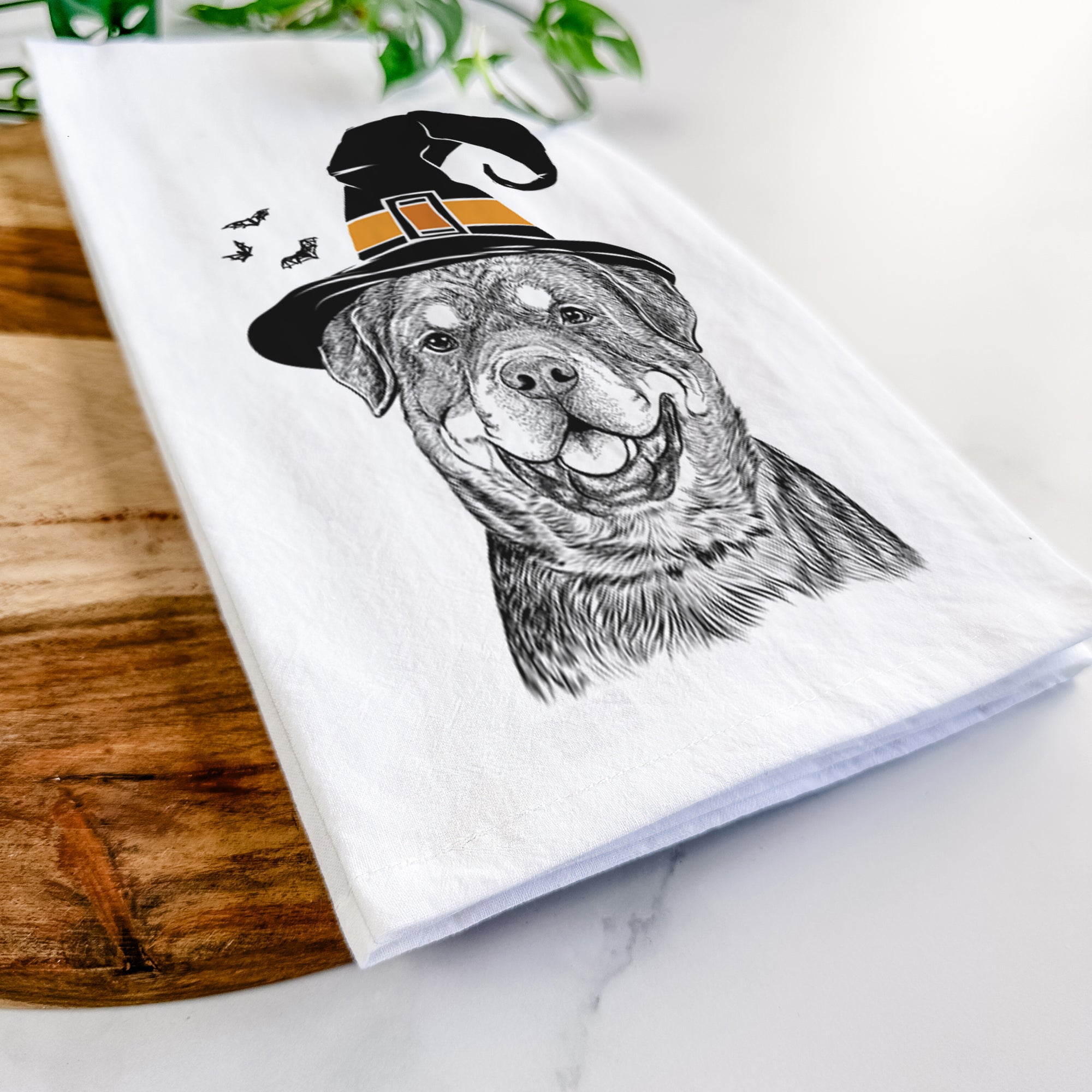 Sig the Rottweiler Tea Towel