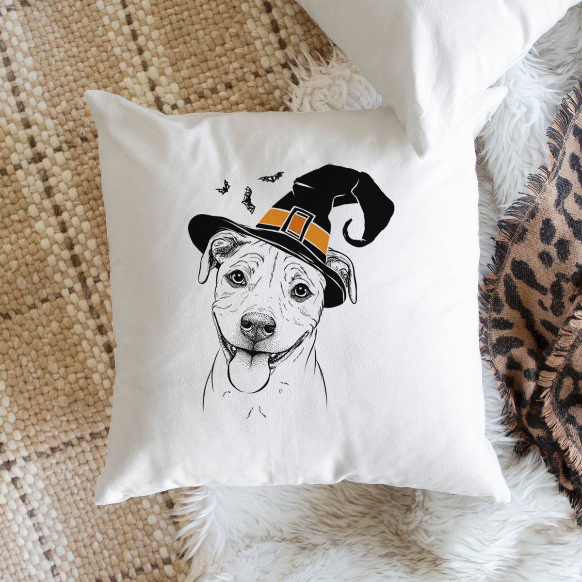 Skye the Pitweiler - Throw Pillow Cover