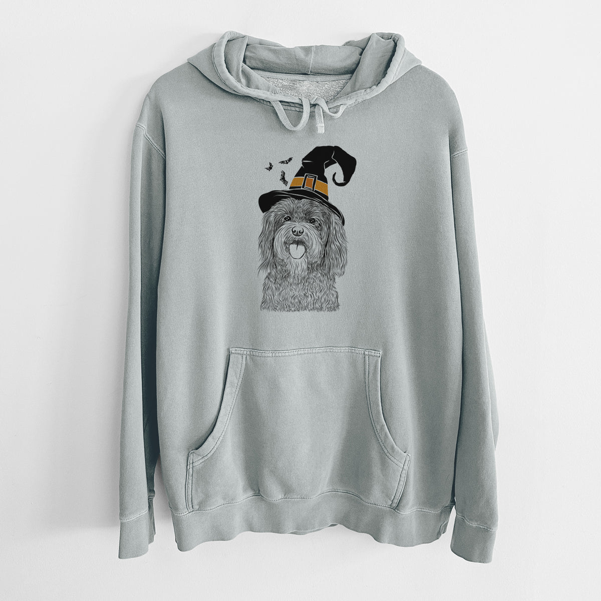 Witch Sophie the Havanese - Unisex Pigment Dyed Hoodie