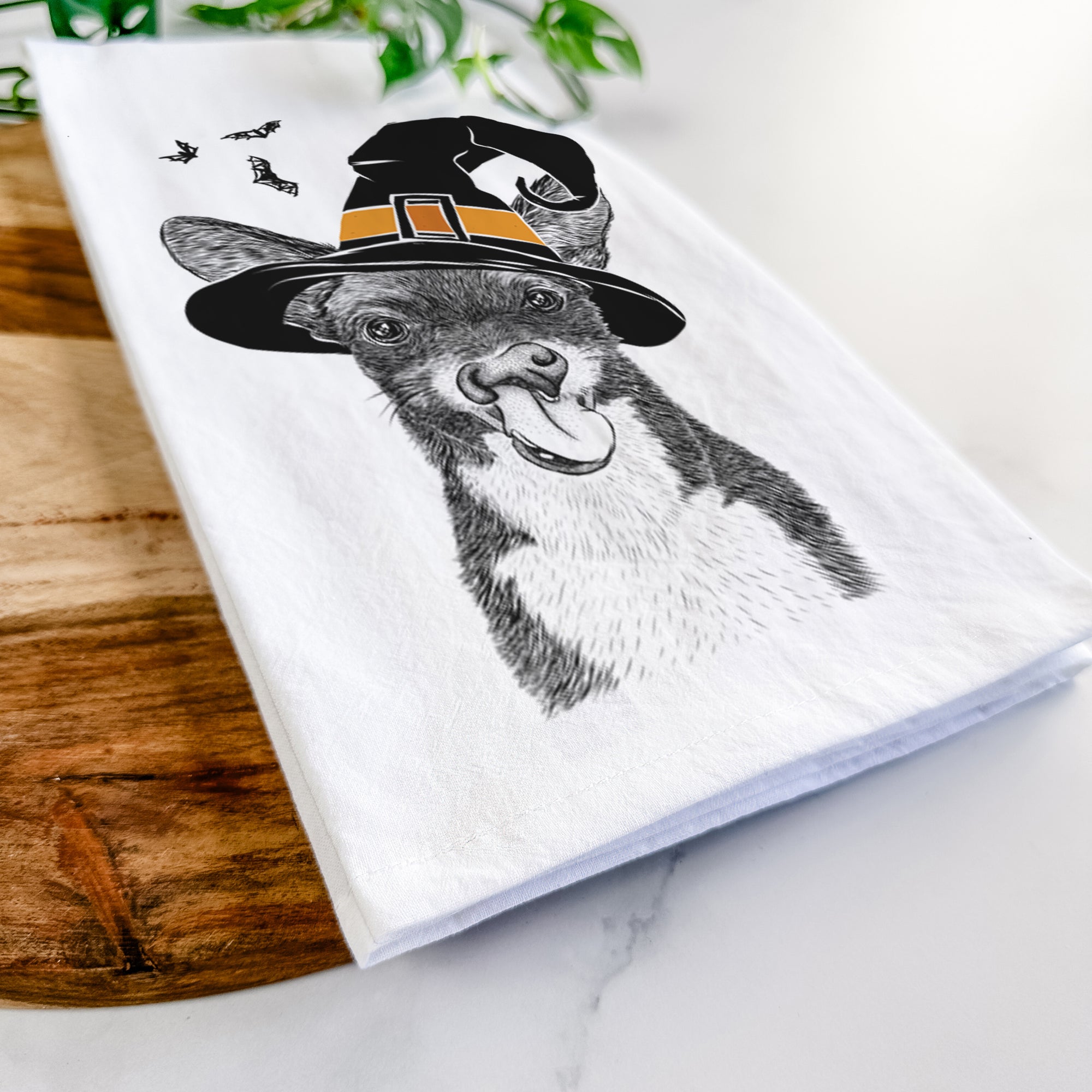 Sprout the Chihuahua Mix Tea Towel