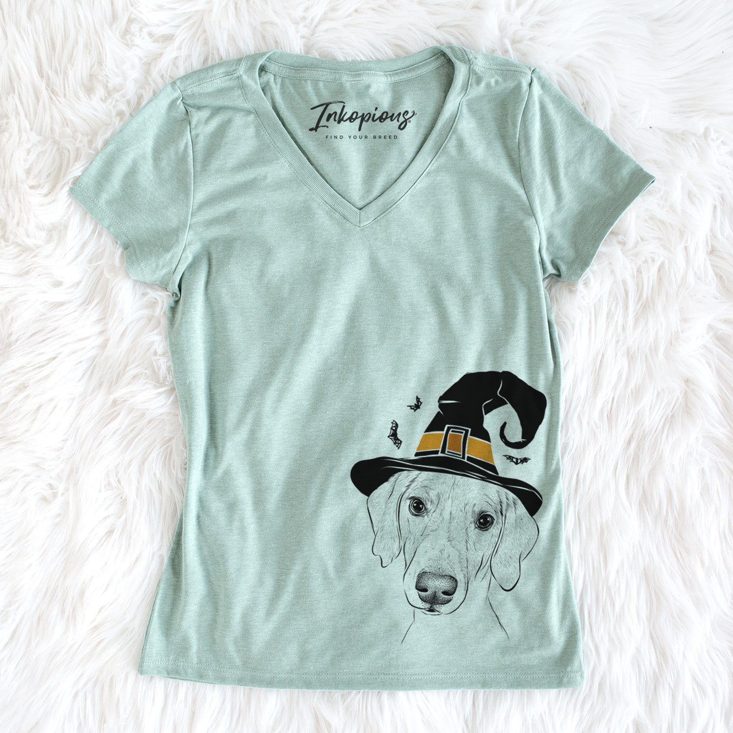 Witch Stanley the Foxhound - Women's Perfect V-neck Shirt