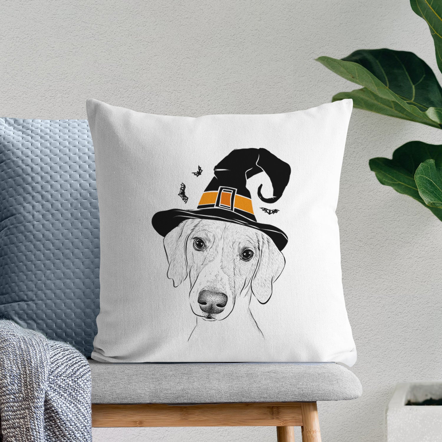 Stanley the Foxhound - Throw Pillow Cover