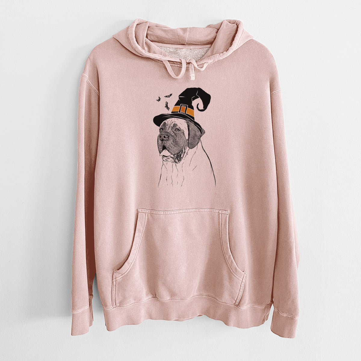 Witch Sterling the English Mastiff - Unisex Pigment Dyed Hoodie