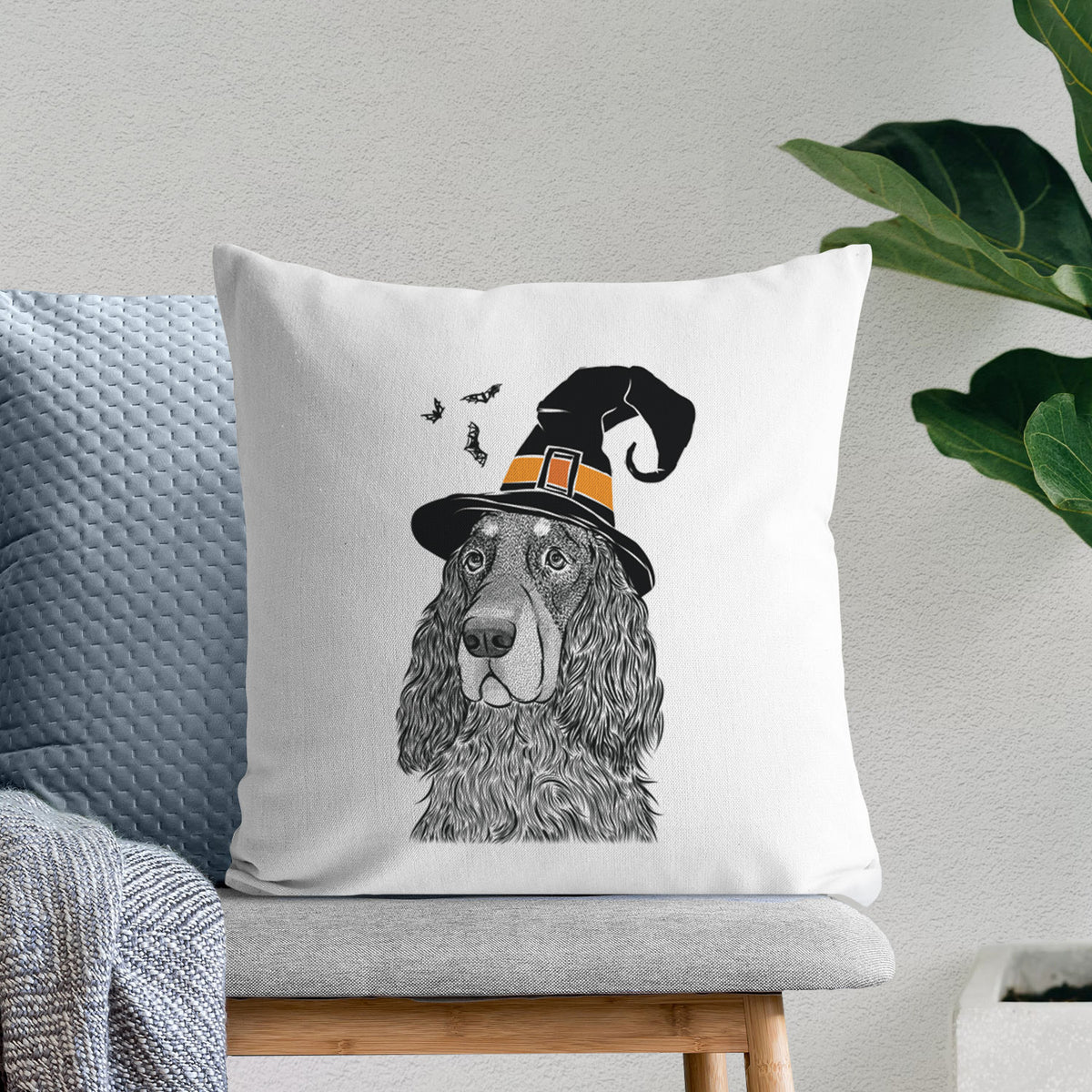 Stormy the Gordon Setter - Throw Pillow Cover