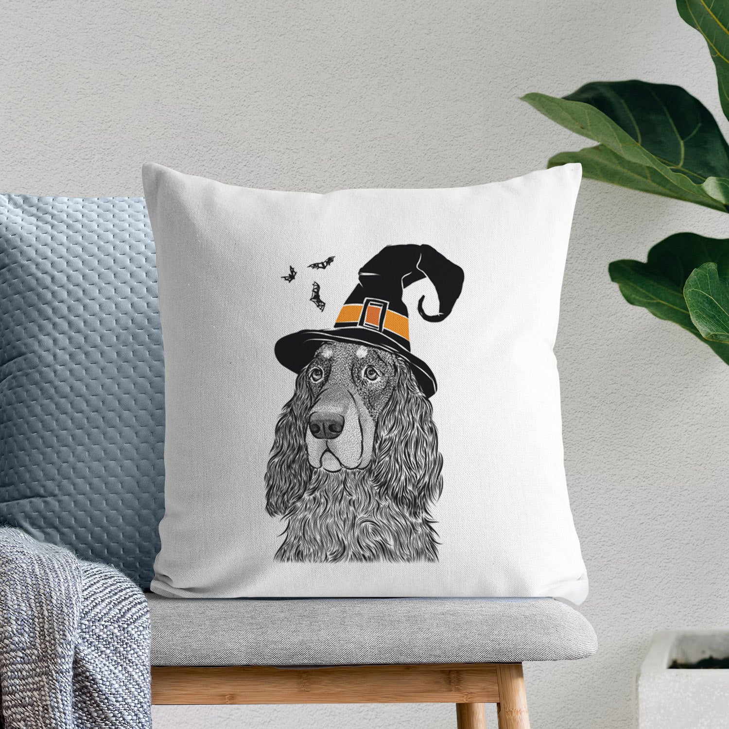 Stormy the Gordon Setter - Throw Pillow Cover