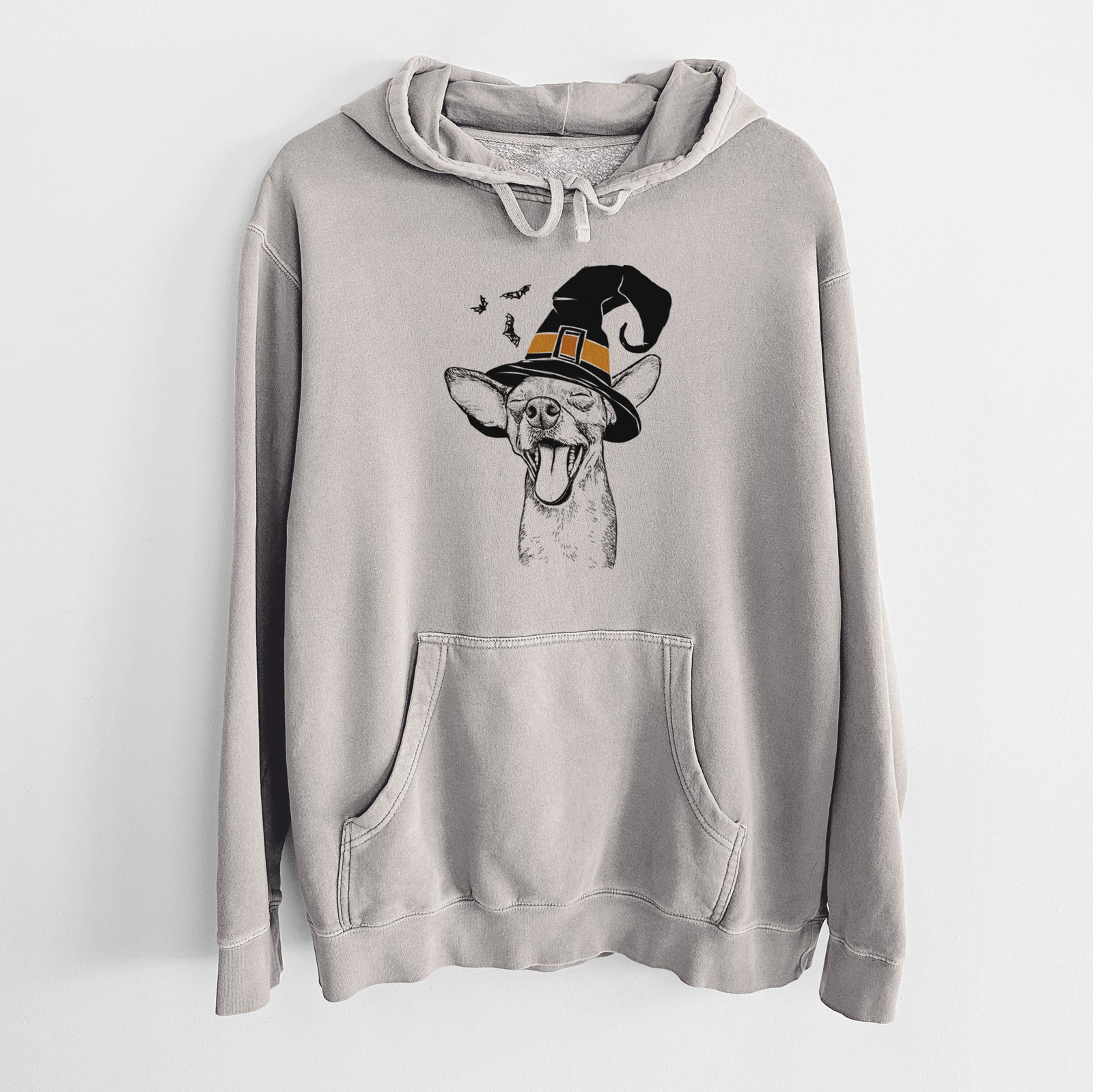 Witch SweetBailey the Chihuahua Mix - Unisex Pigment Dyed Hoodie