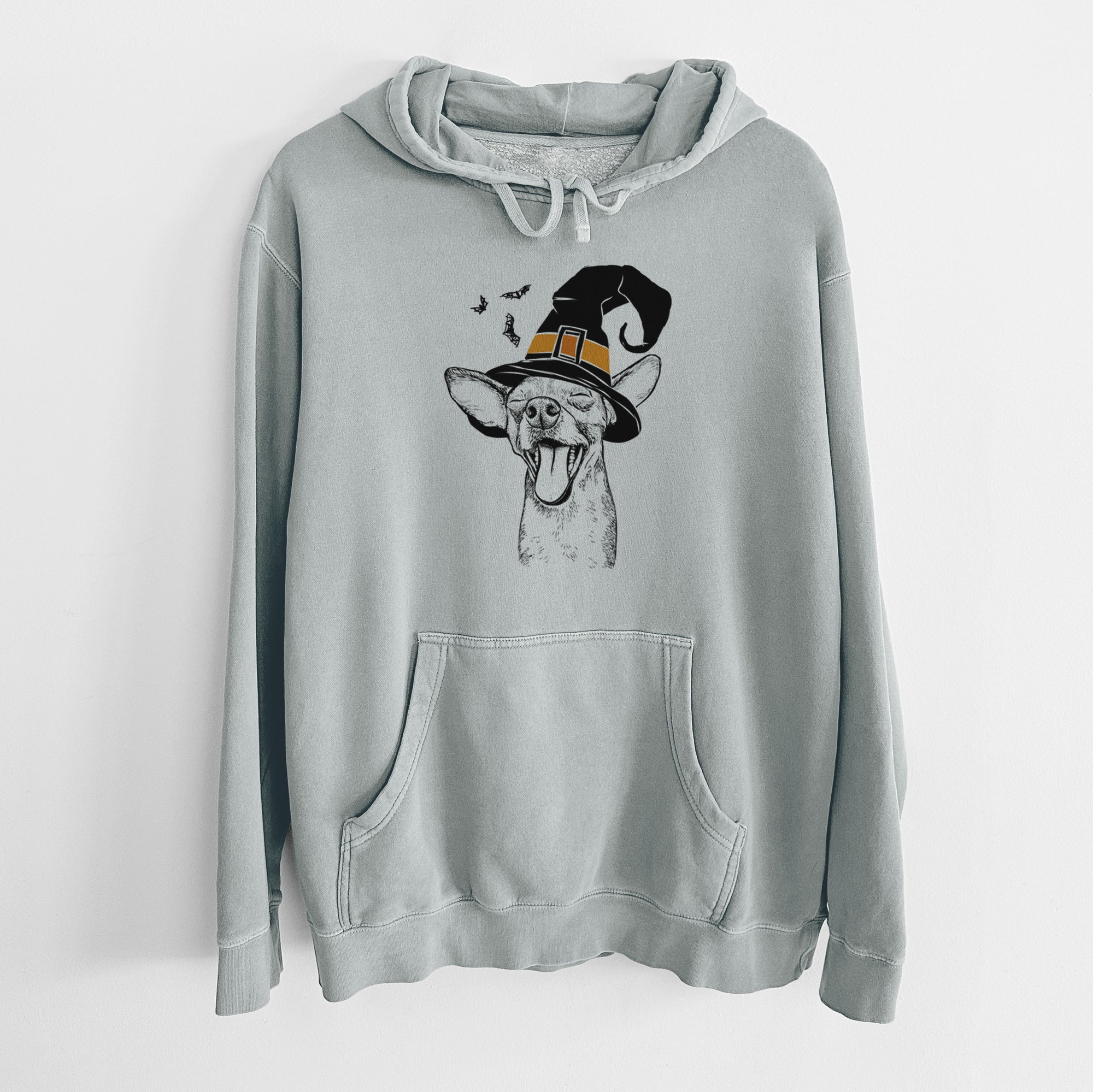 Witch SweetBailey the Chihuahua Mix - Unisex Pigment Dyed Hoodie