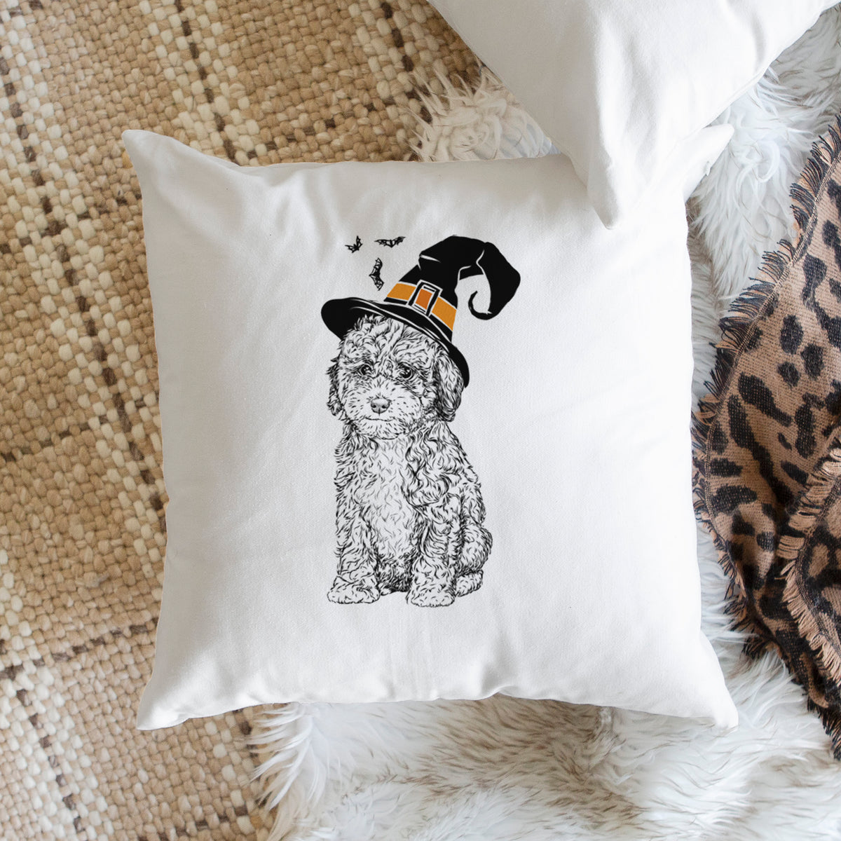 Sweet Tea the Mini Doodle - Throw Pillow Cover
